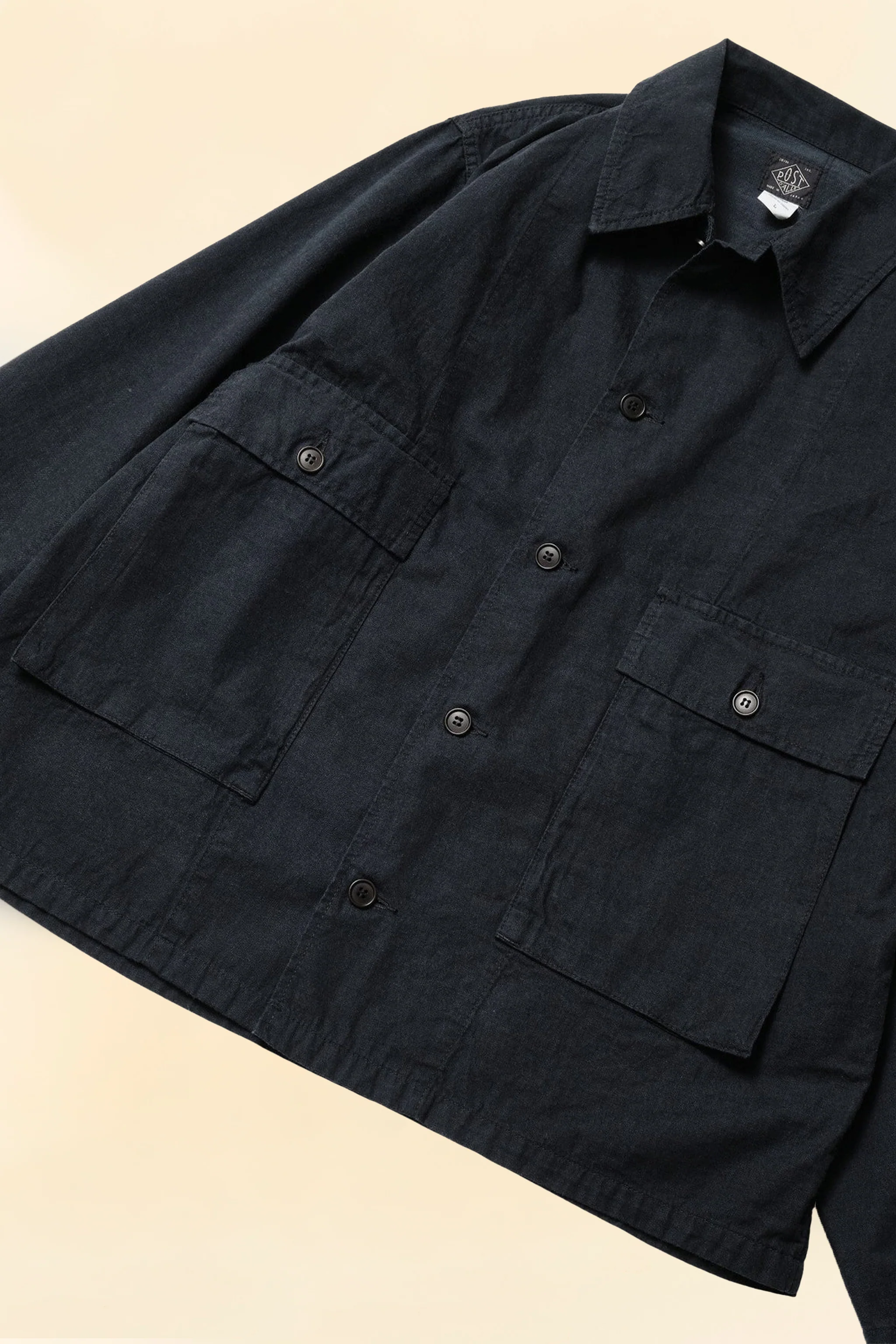 POST O'ALLS Walkabout Jacket - Vintage Twill Charcoal - Image 5