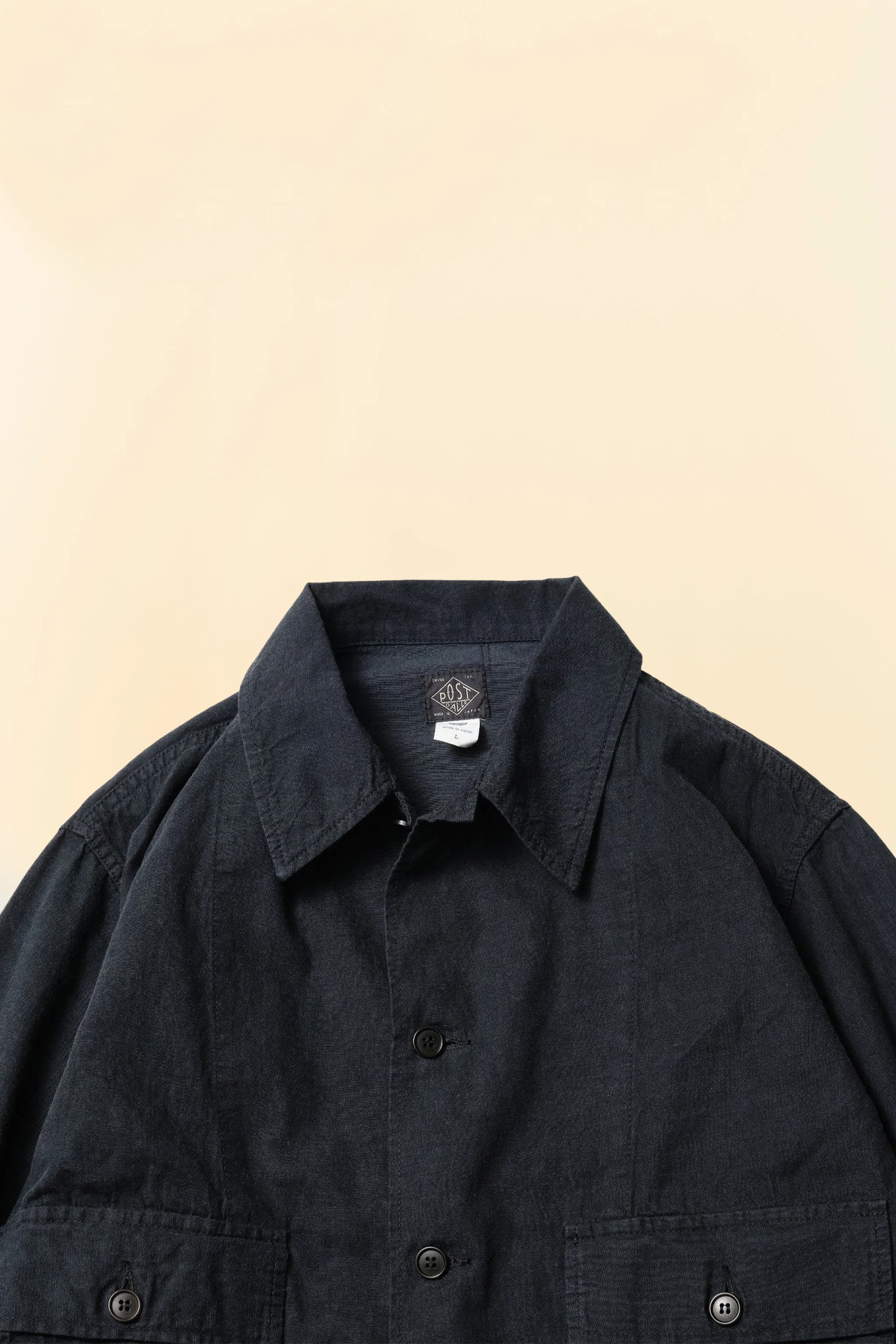 POST O'ALLS Walkabout Jacket - Vintage Twill Charcoal - Image 6
