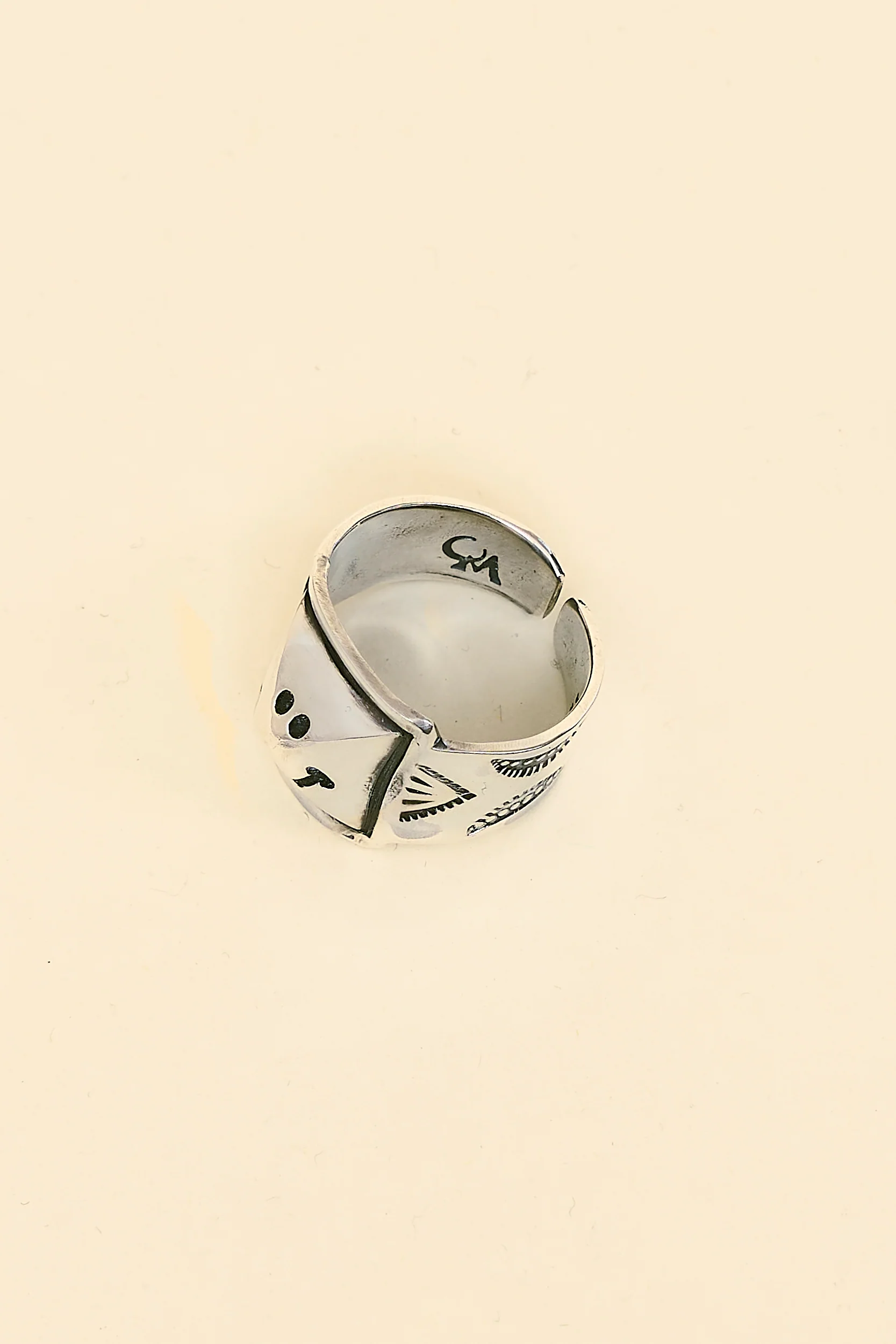 Munqa Pyramid Smile Ring - Image 2