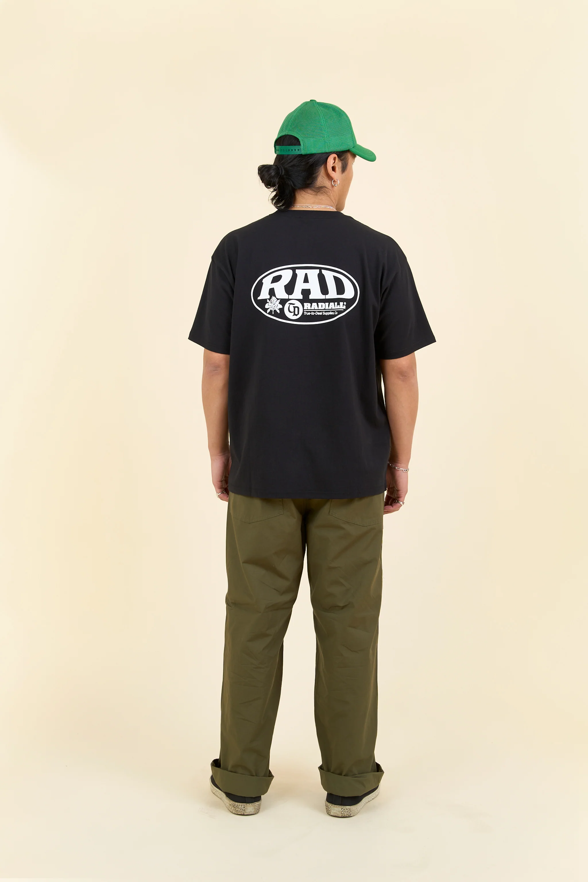 Radiall Label Crew Neck T-Shirt - Black - Image 4