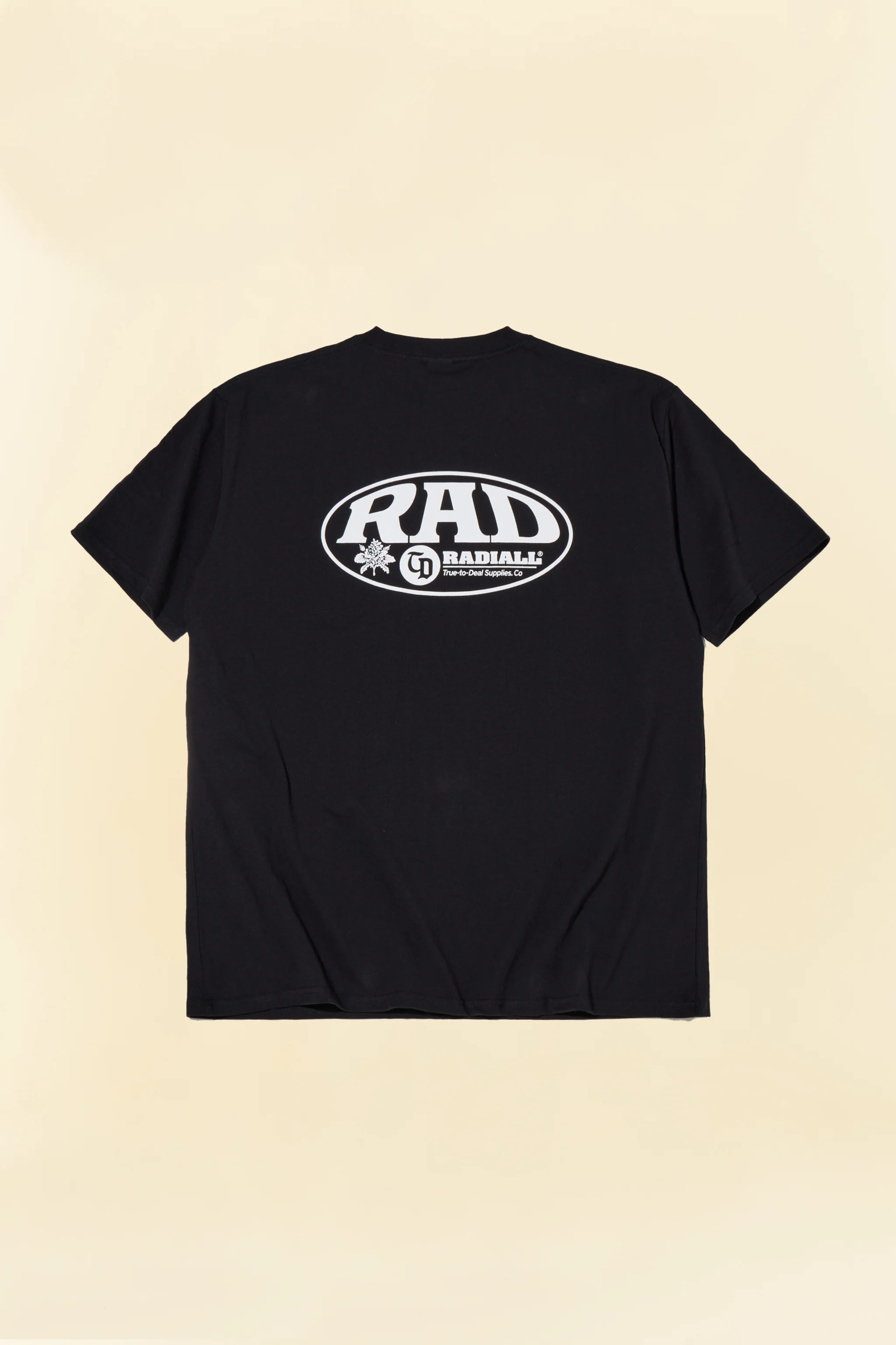 Radiall Label Crew Neck T-Shirt - Black - Image 5