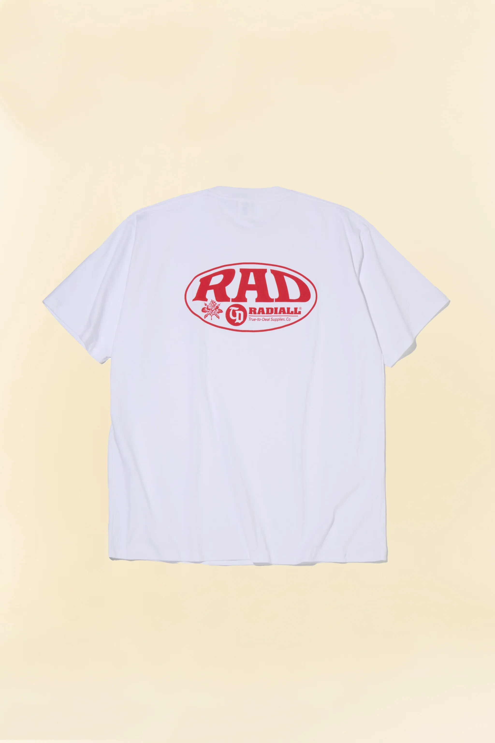 Radiall Label Crew Neck T-Shirt - White - Image 5