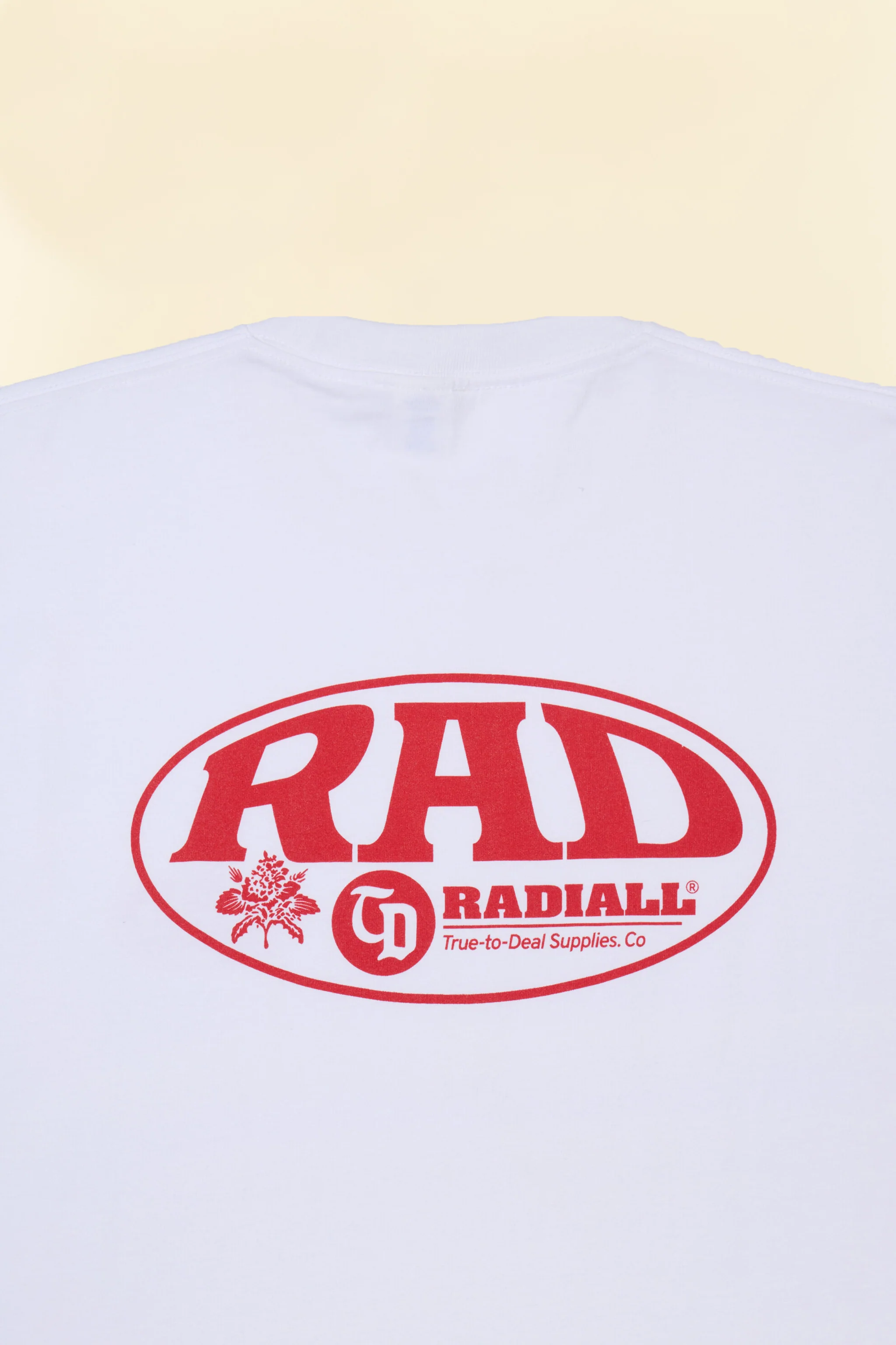 Radiall Label Crew Neck T-Shirt - White - Image 6