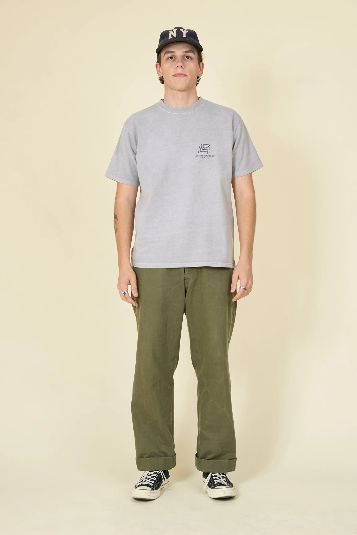 Radiall Lowlane T-Shirt - Snow - Image 2