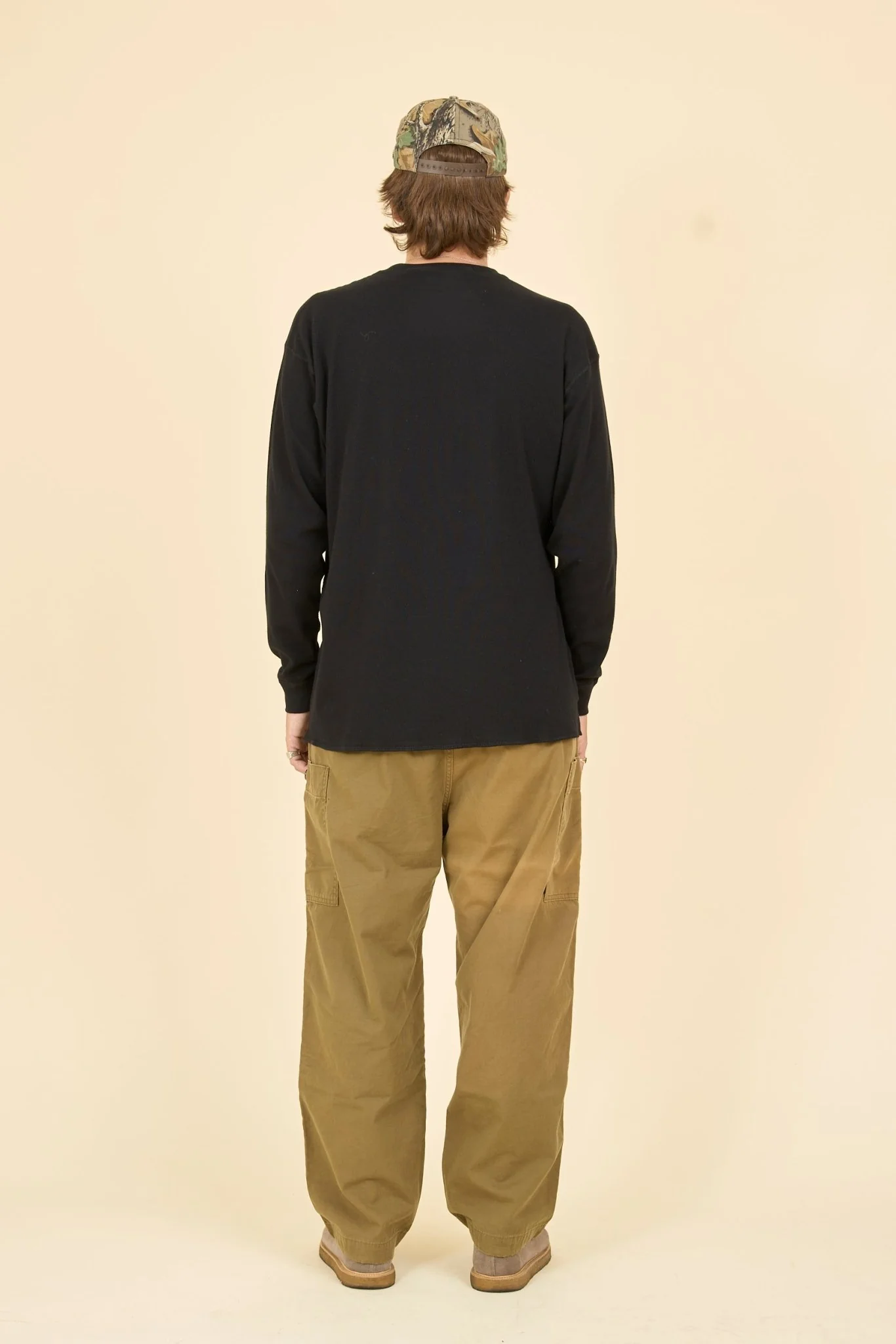 Radiall Mil Thermal Crew Neck L/S T-Shirt - Black - Image 6
