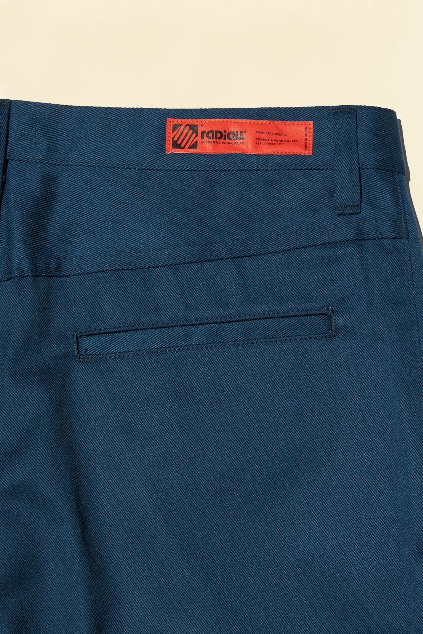 Radiall Motown Wide Tapered Fit Work Pants - Navy - Image 5
