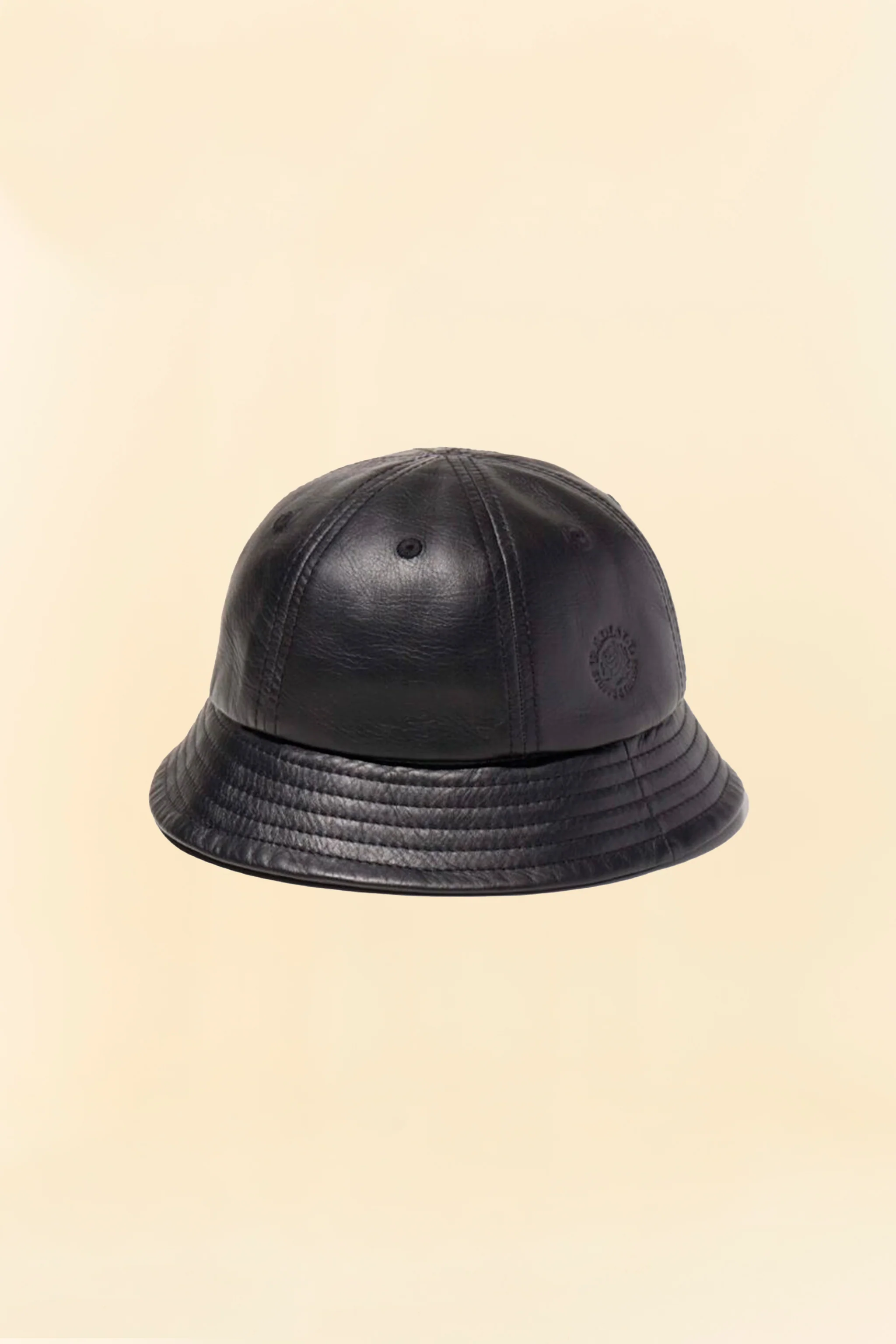 Radiall Muscle Shoals Leather Bucket Hat - Black - Image 5