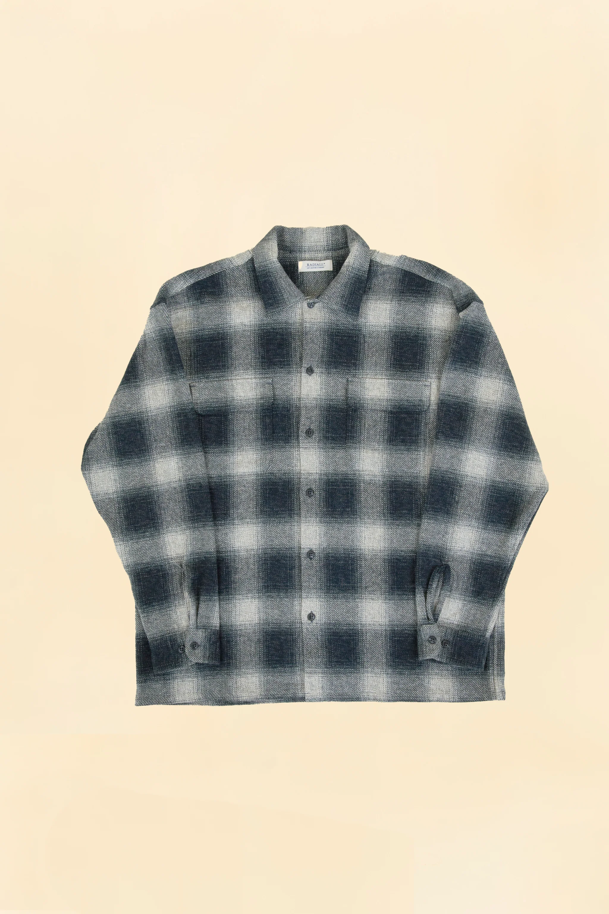 Radiall Shore Open-Collared Shirt - Black