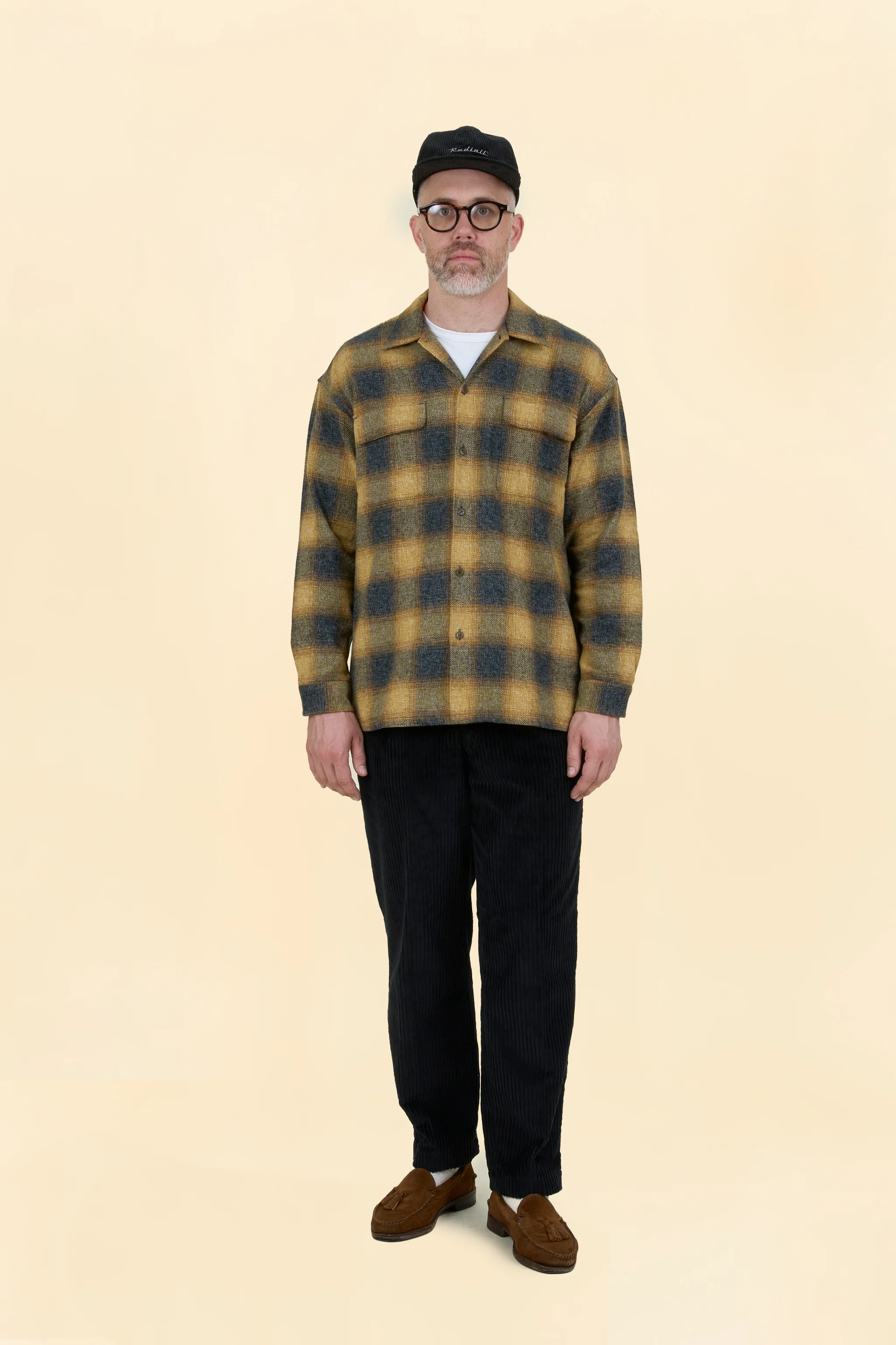 Radiall Shore Open-Collared Shirt - Yellow - Image 2