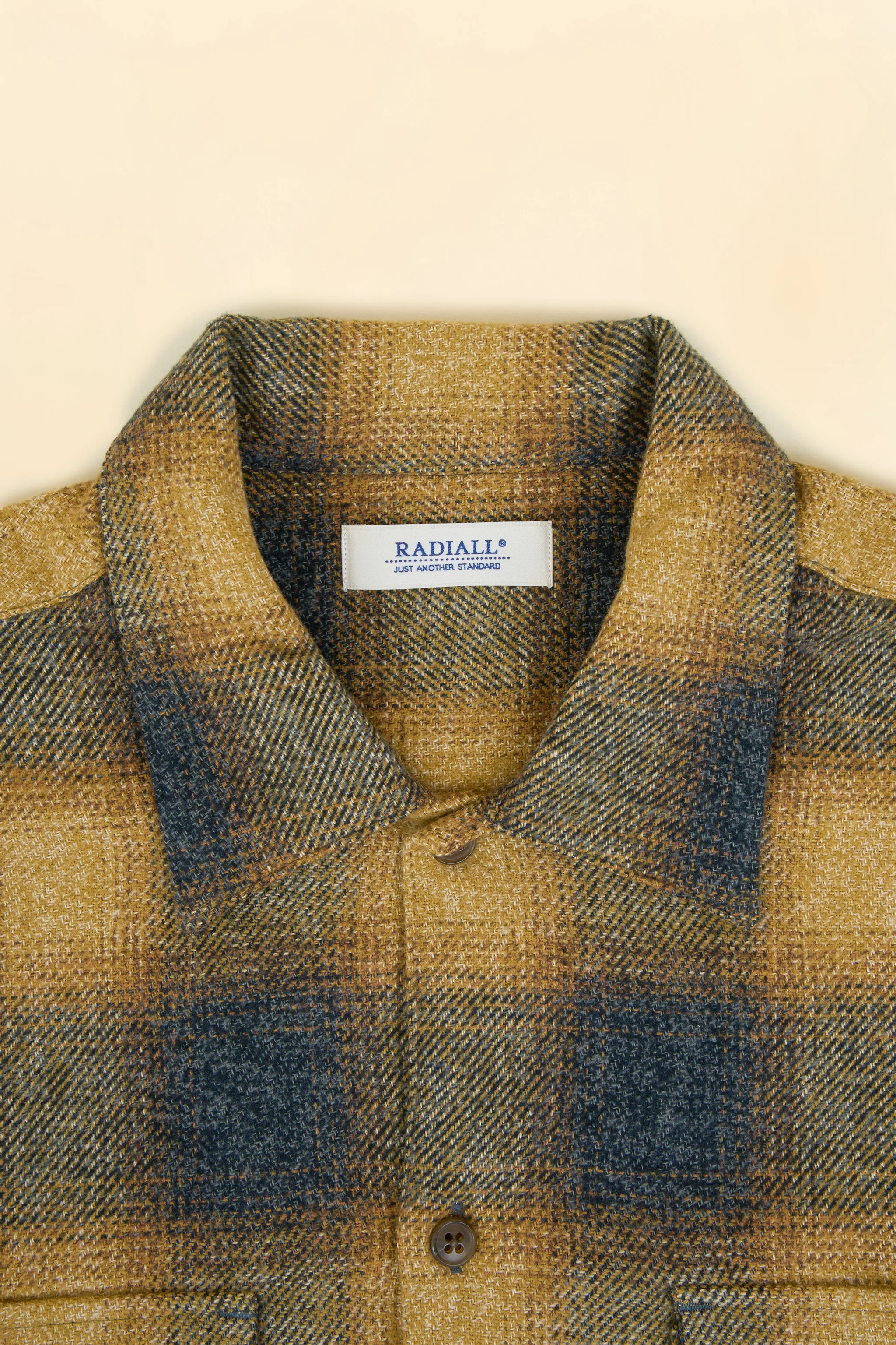 Radiall Shore Open-Collared Shirt - Yellow - Image 3