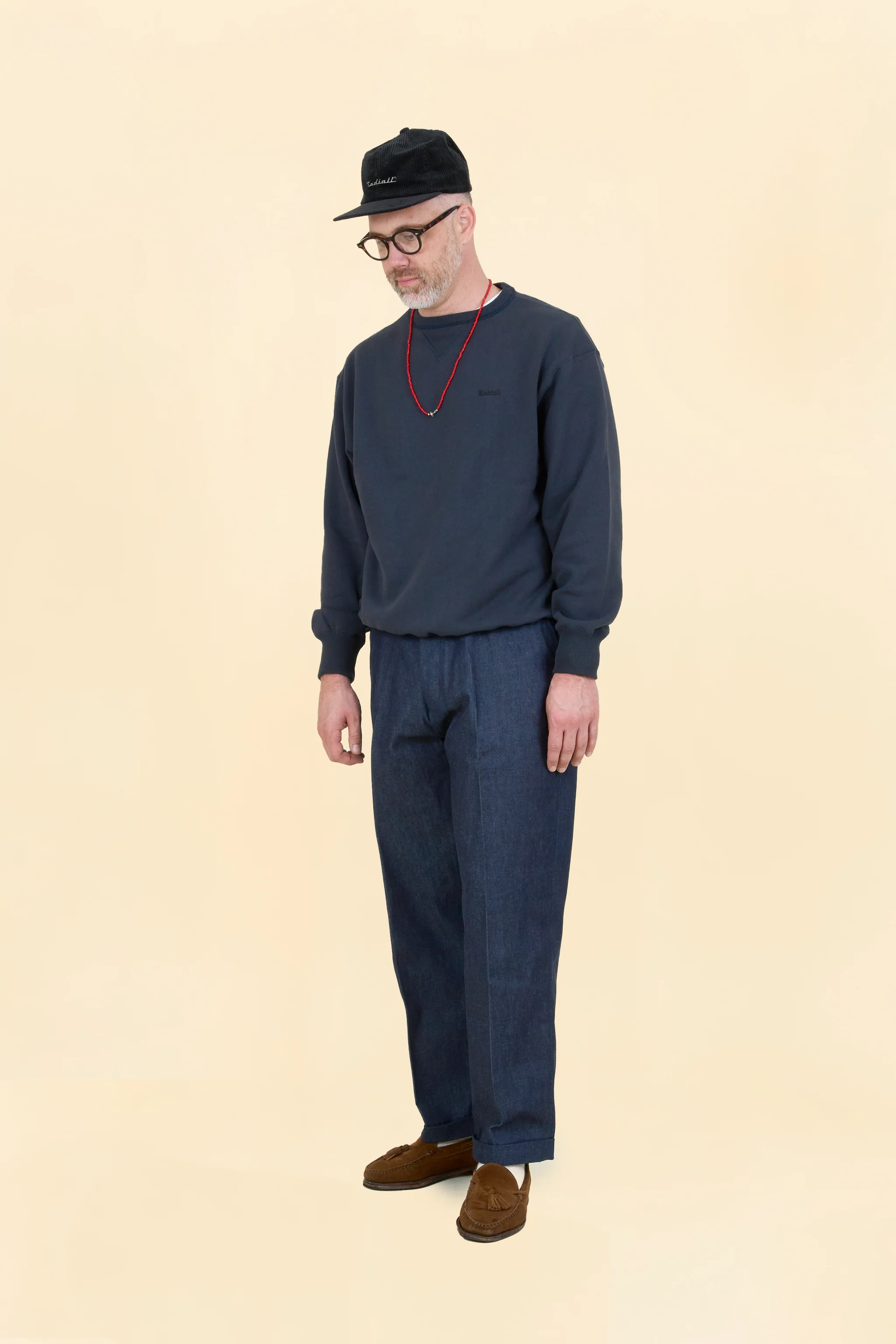 Radiall Sidevalve Loopwheel Sweatshirt - Ink Black - Image 5