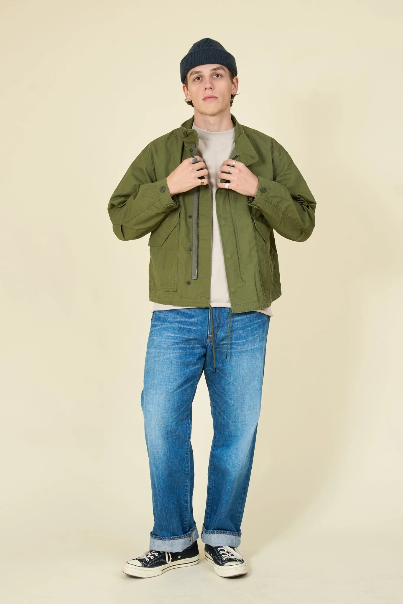 Radiall Modified M-51 Field Jacket - Green Surfin Bird - Image 4