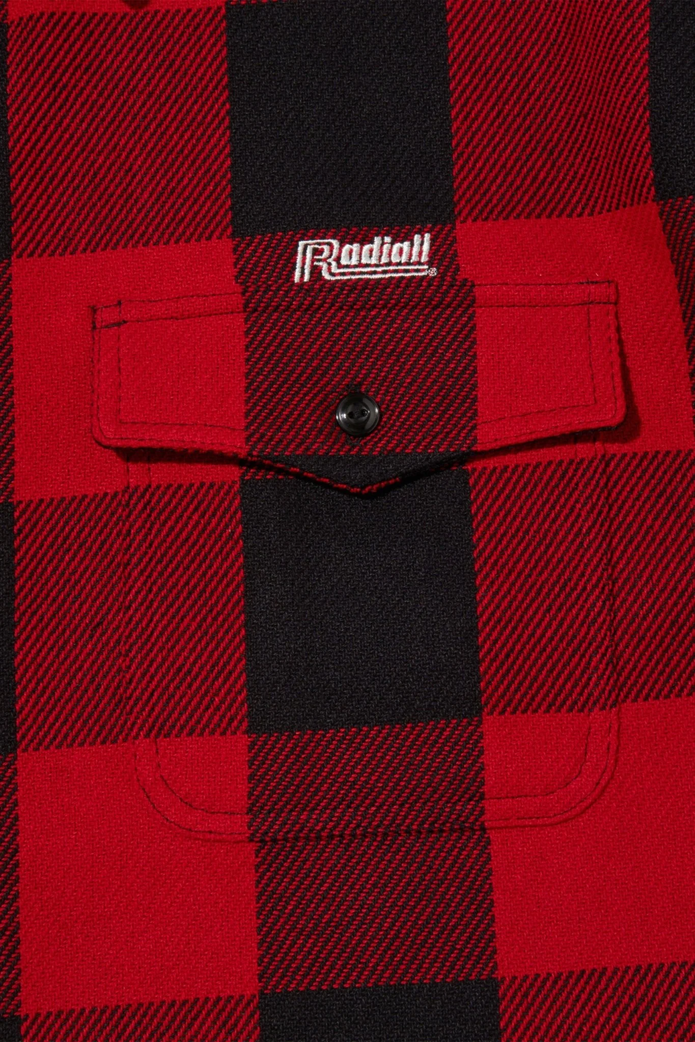 Radiall Tailgate L/S Shirt - Red - Image 3