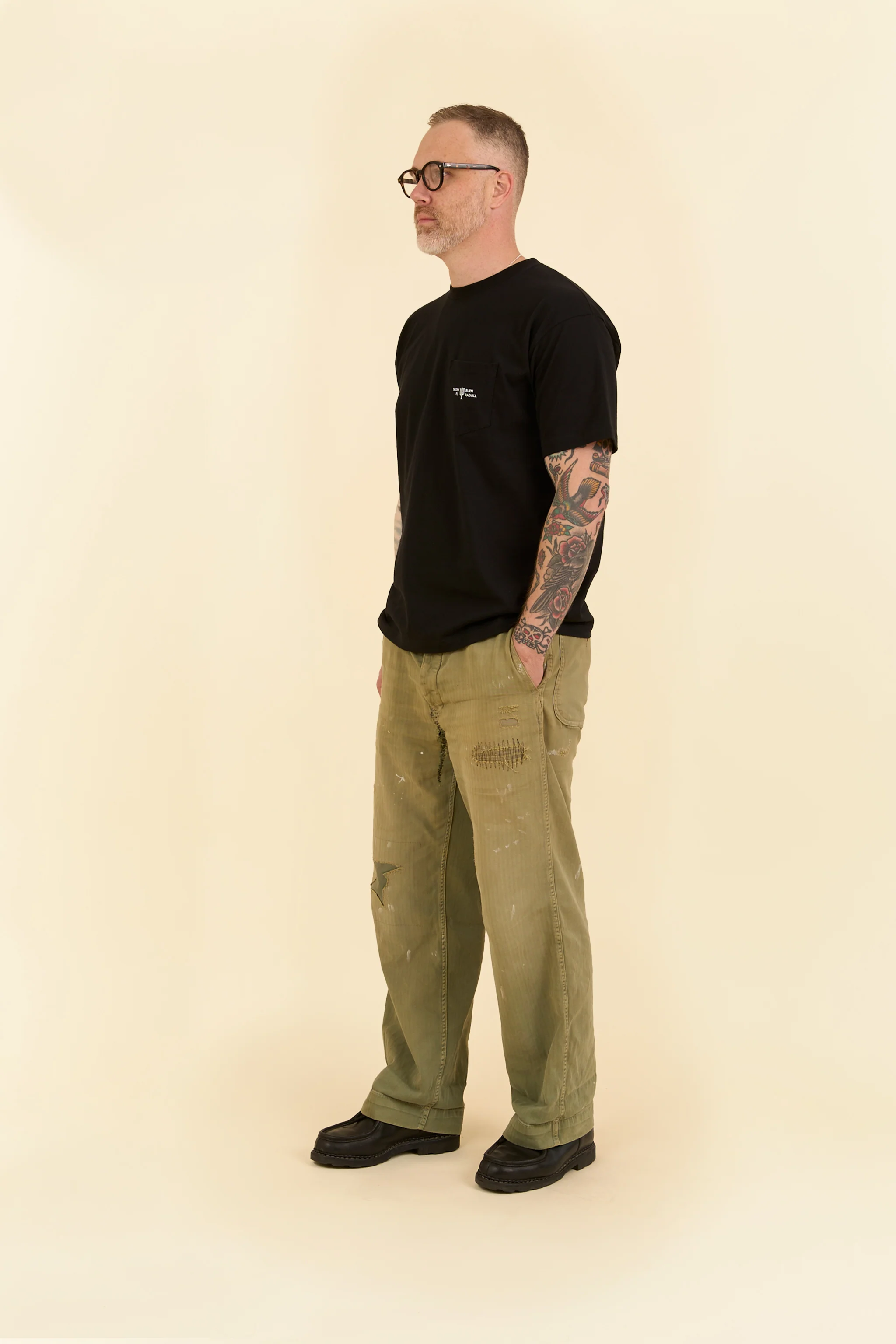 Radiall "Too Hot" Crew Neck T-Shirt - Black - Image 3