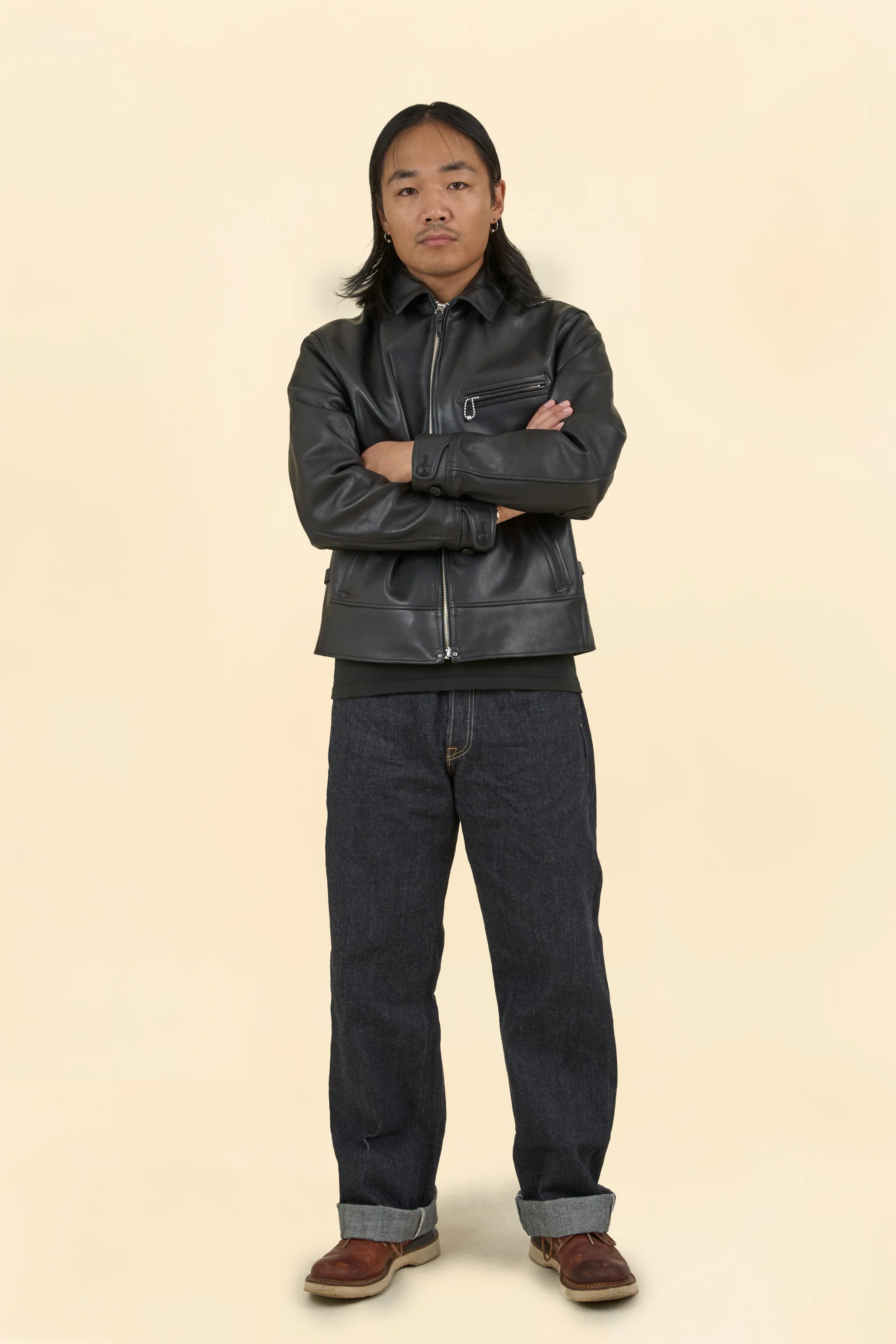 Rats 30's Leather Sports Jacket - Image 2
