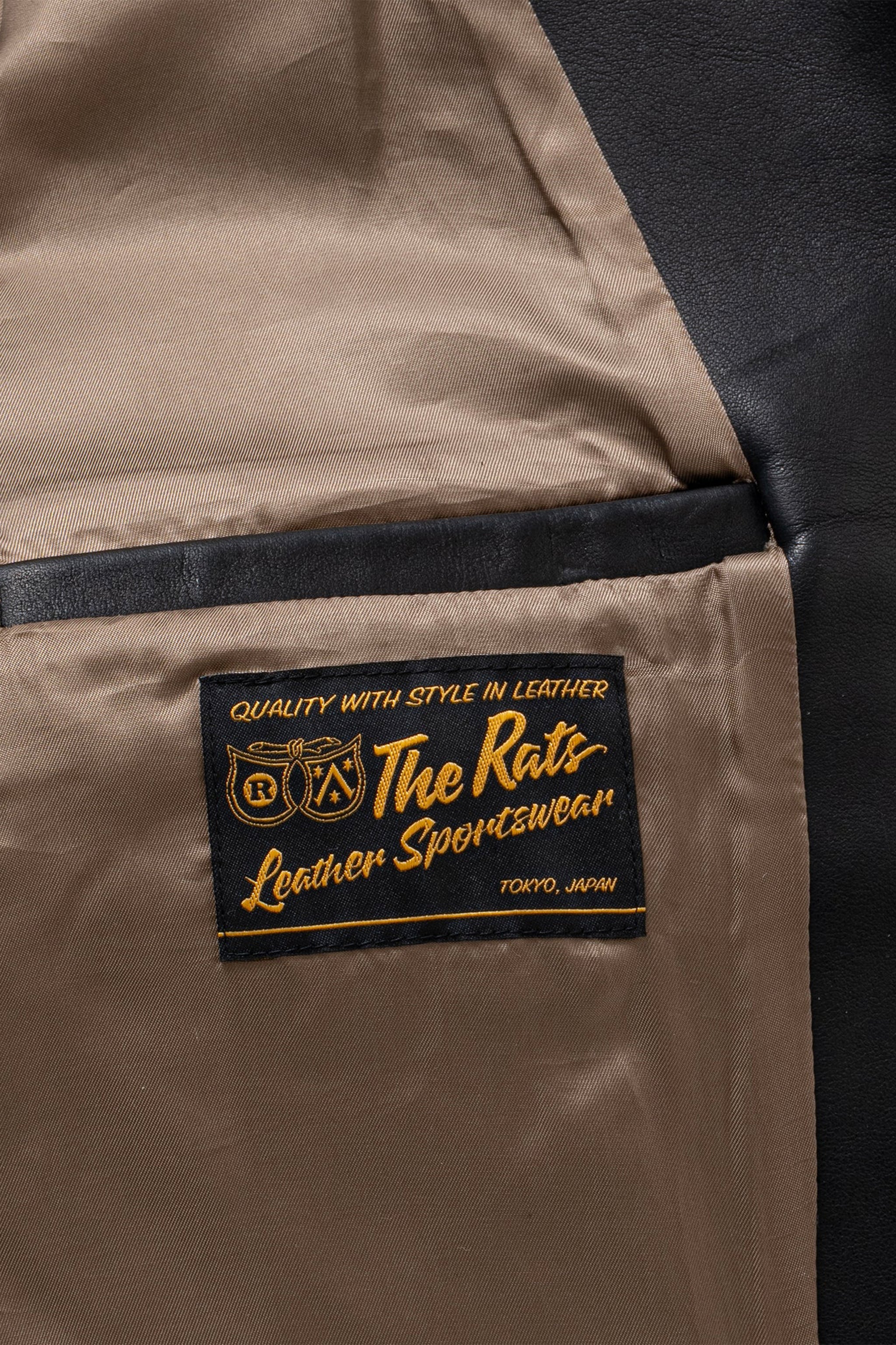 Rats 30's Leather Sports Jacket - Image 5