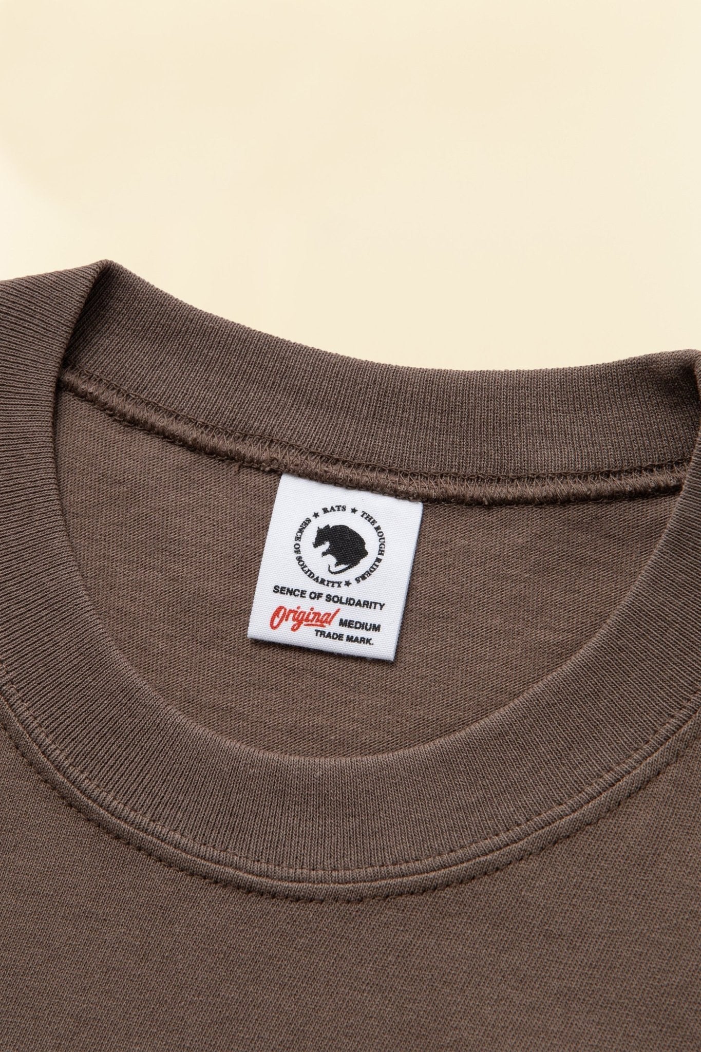 Rats Ash Long Sleeve T-shirt - Ash Brown - Image 3