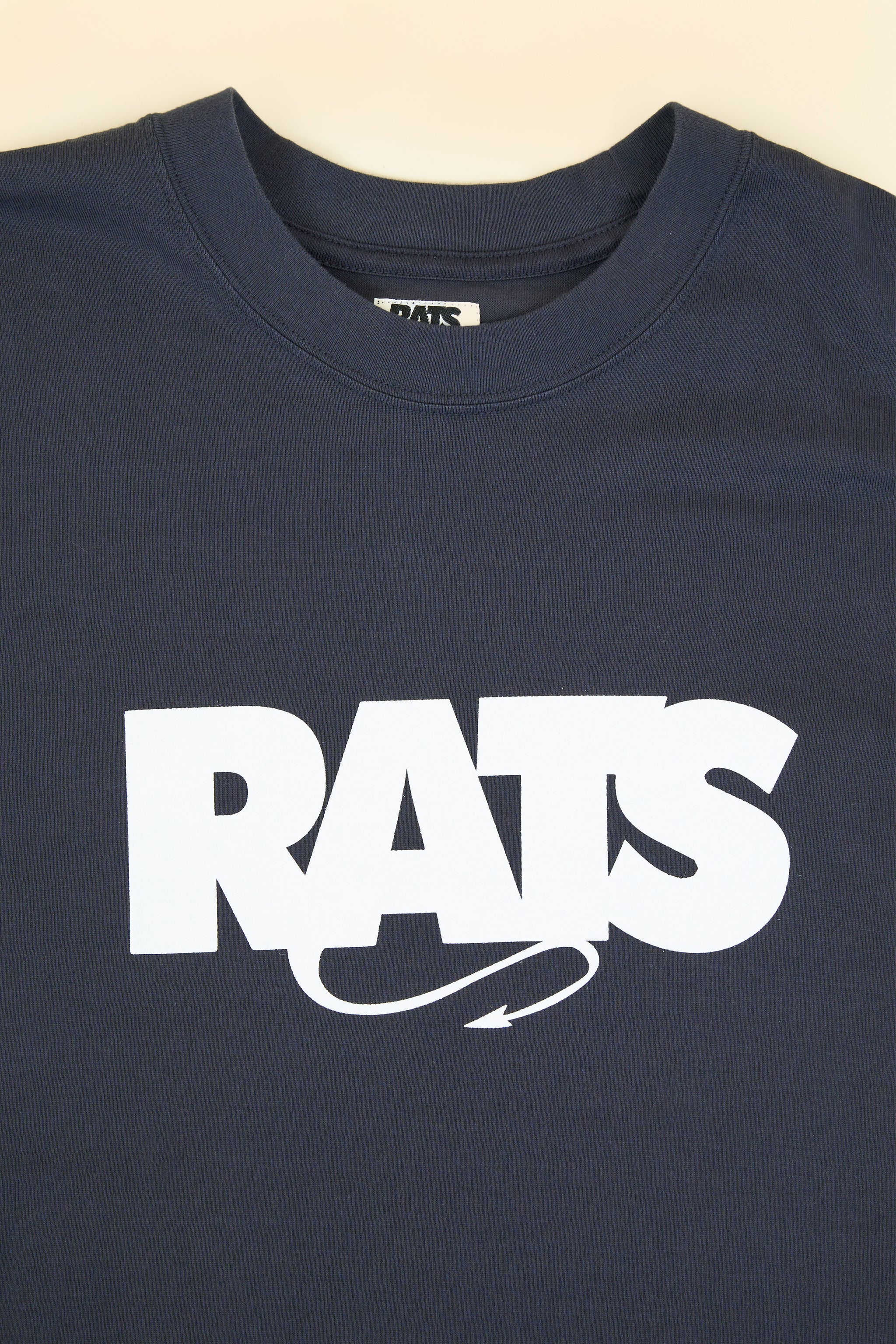 Rats Box Logo T-Shirt - Charcoal - Image 5