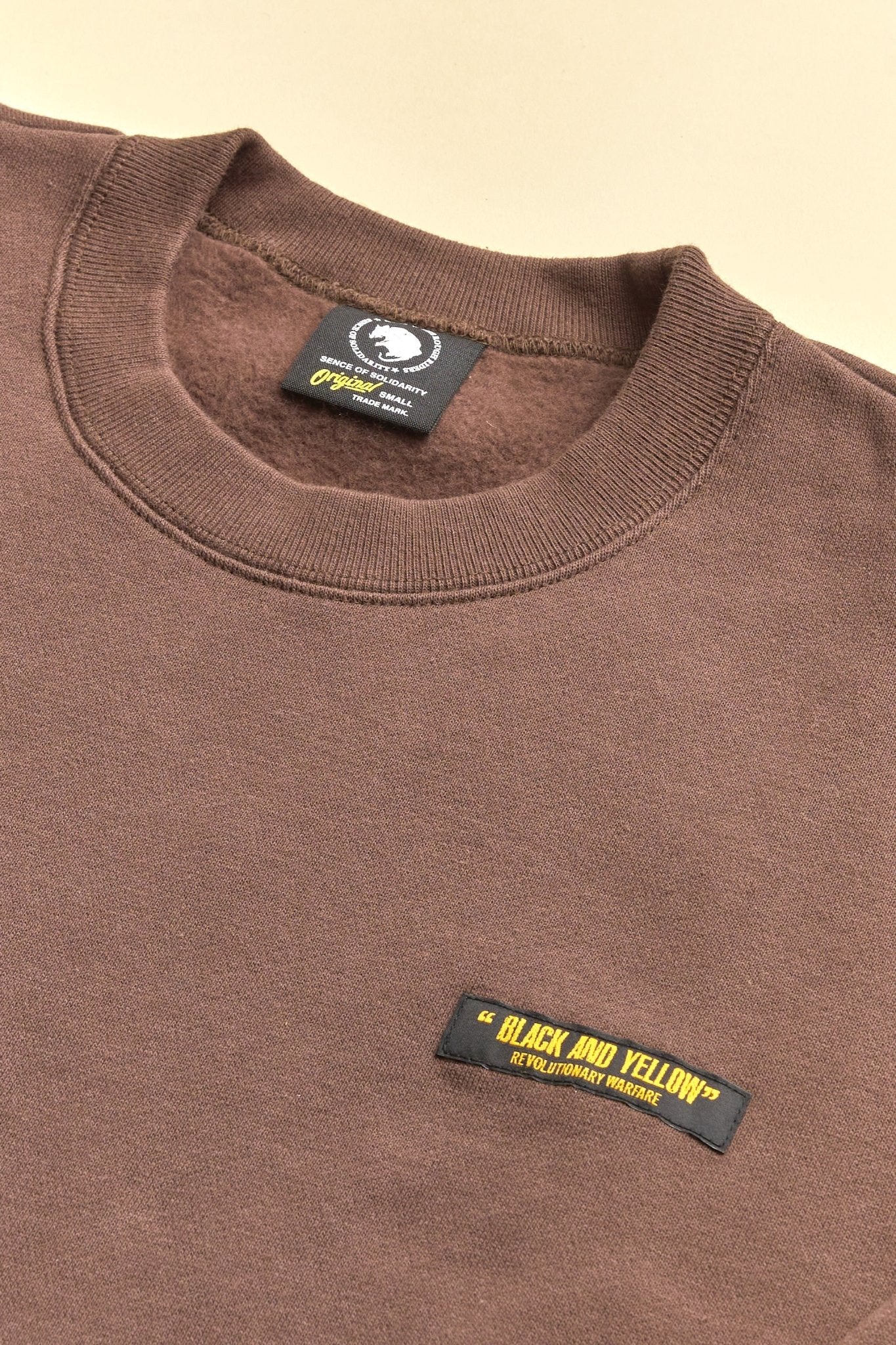Rats Classic Crew Neck Sweatshirt - Brown - Image 3