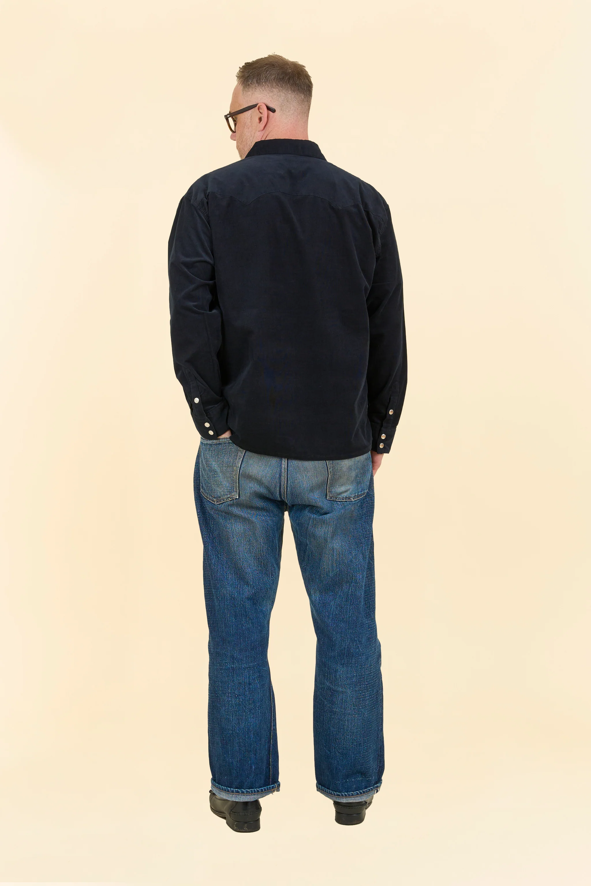 Rats Corduroy Shirt - Black - Image 4