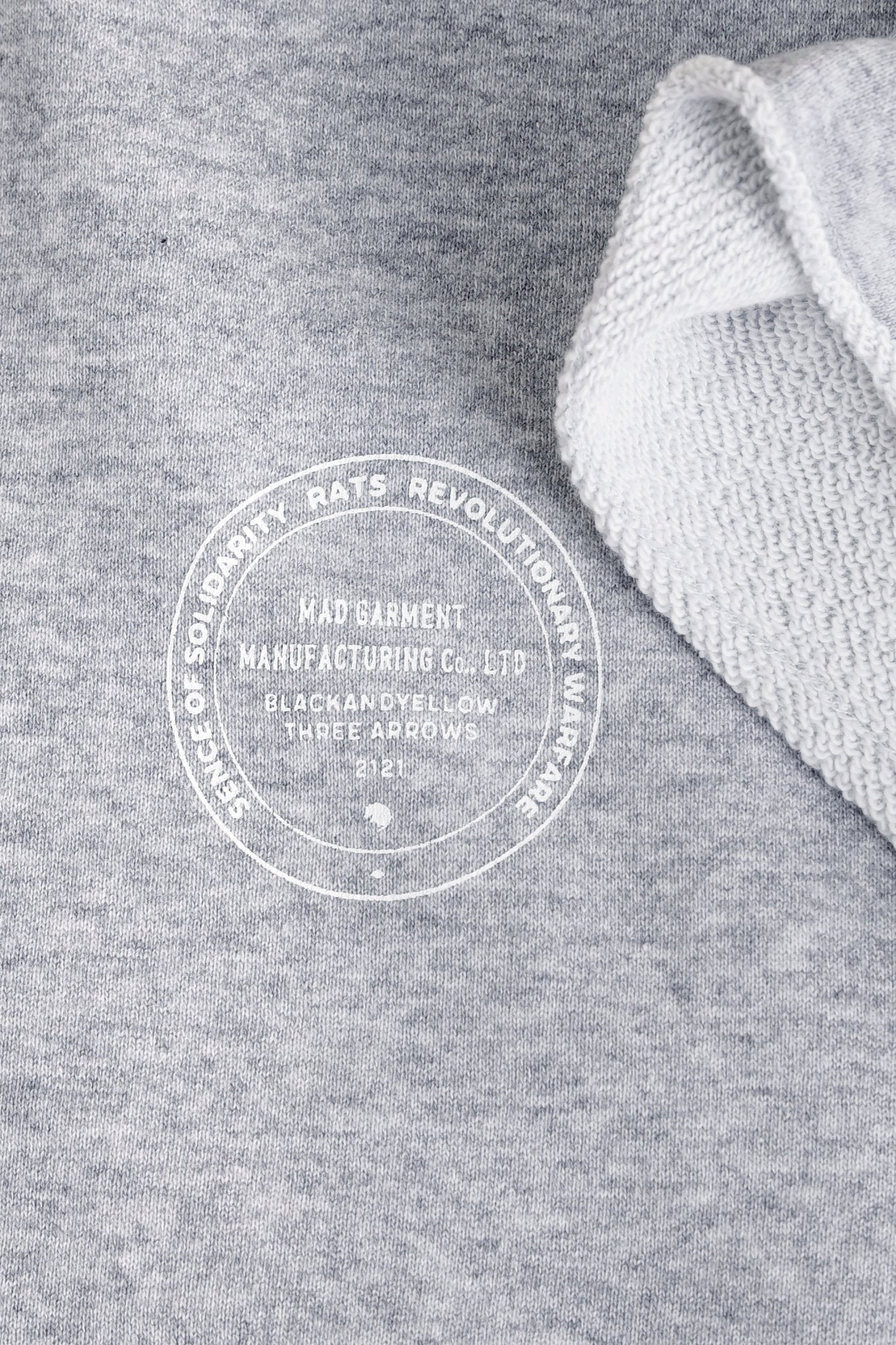 Rats Cut Off Sweat - Grey - Image 3
