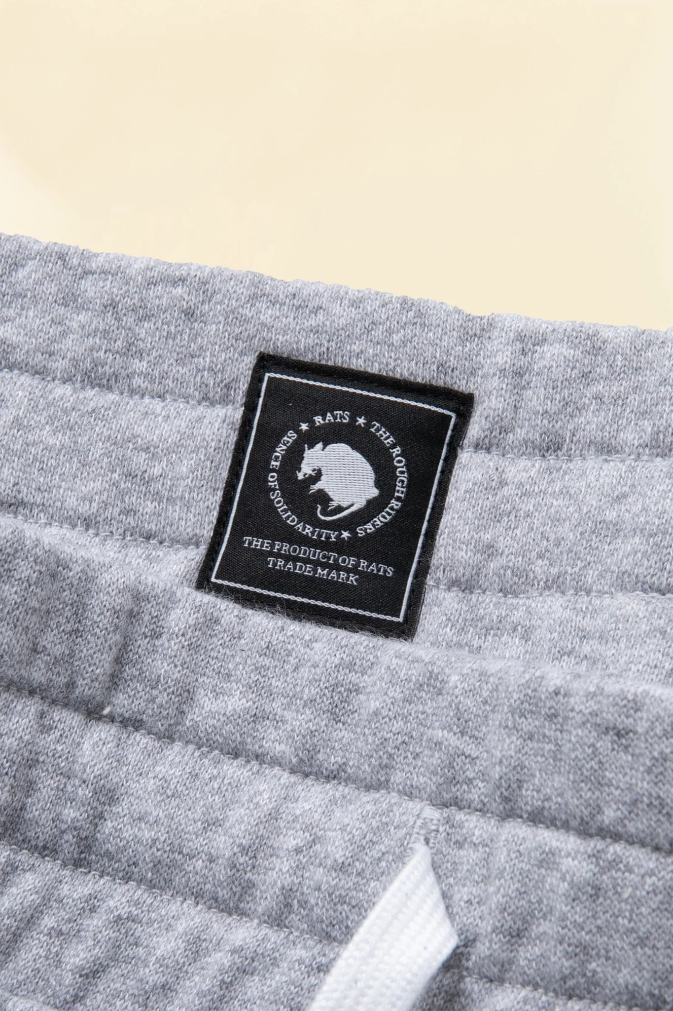 Rats Cut Off Sweat Short - Grey - Image 3