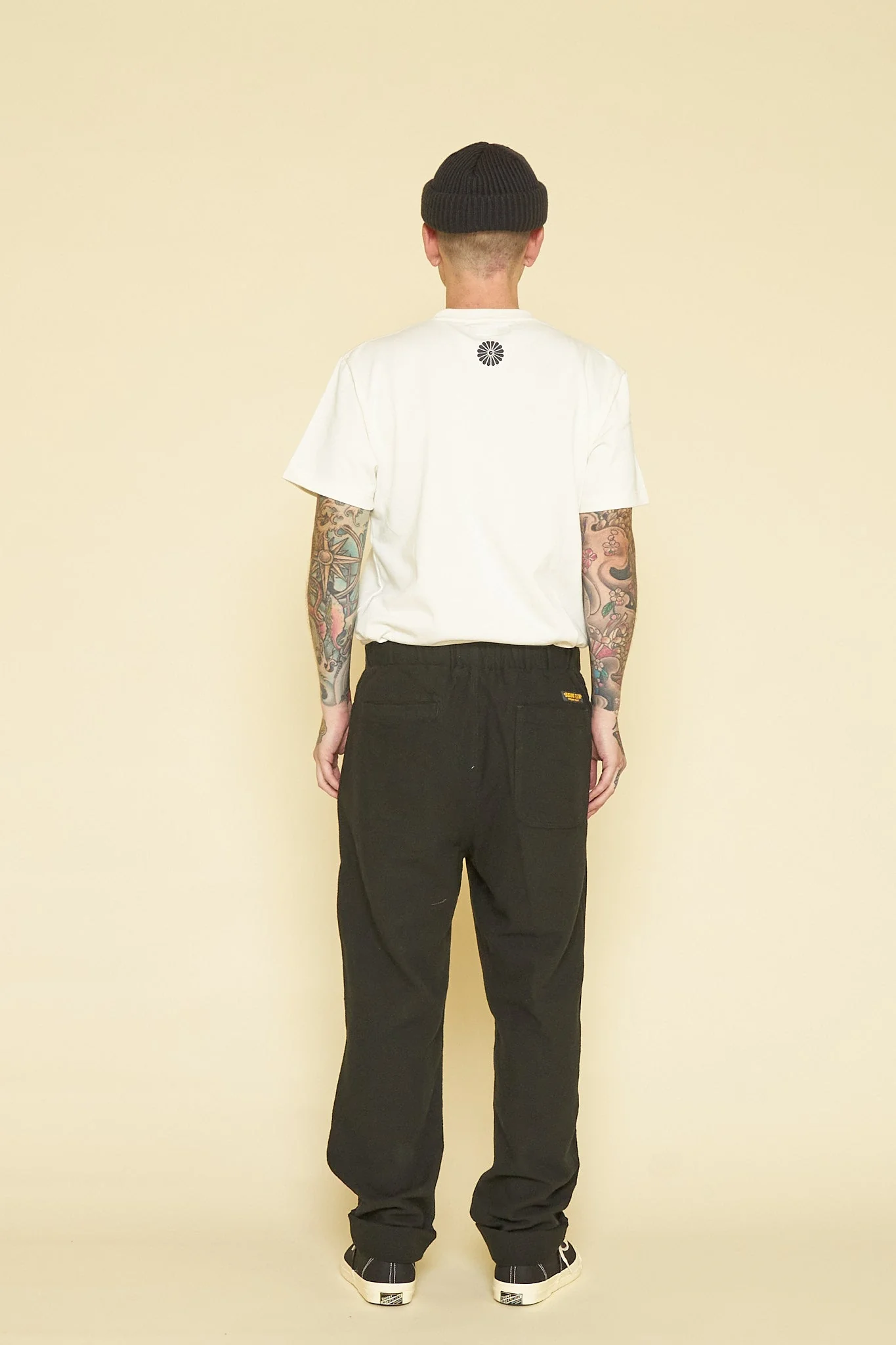 Rats Dobby Easy Pants - Black - Image 10