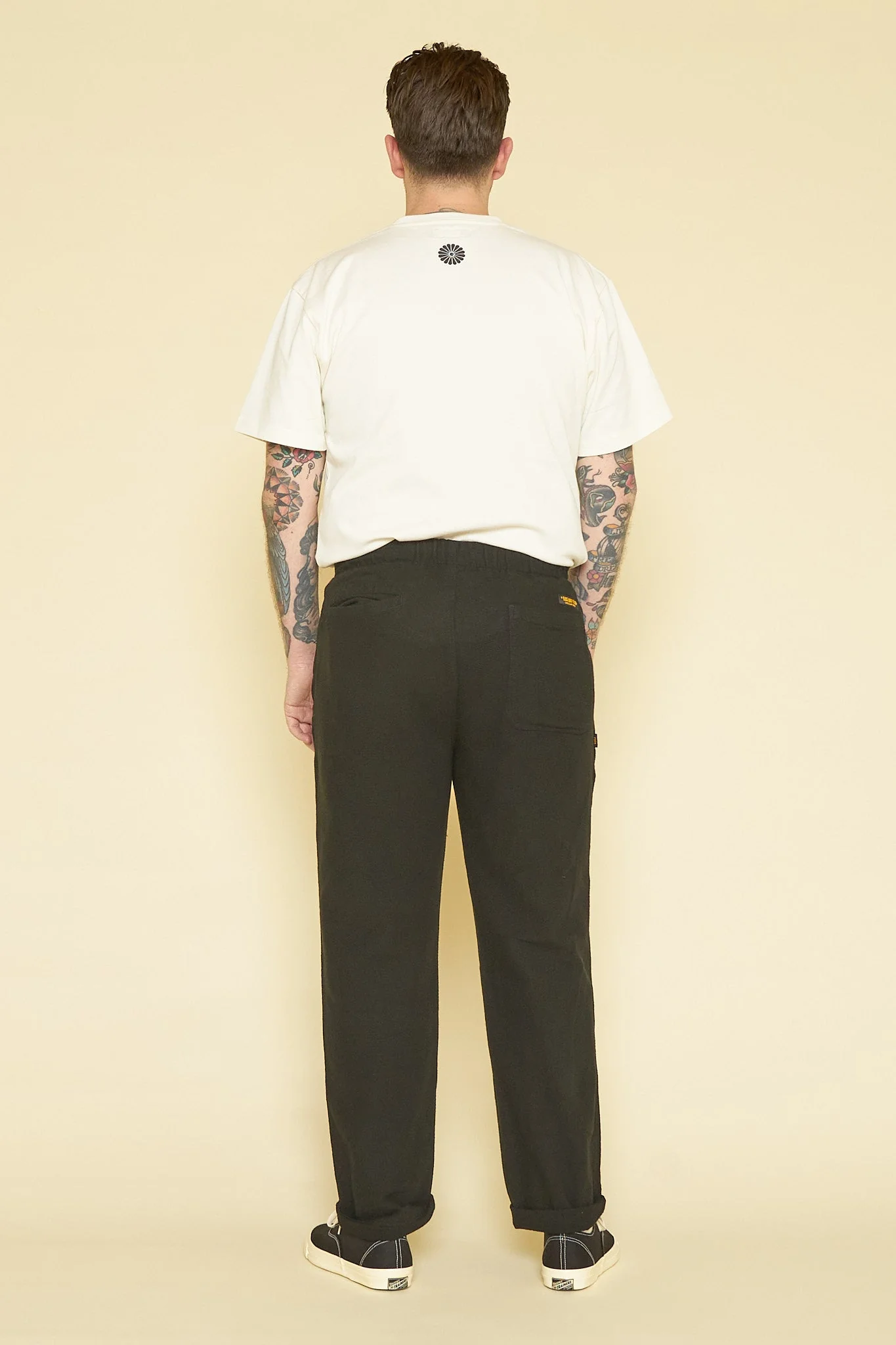 Rats Dobby Easy Pants - Black - Image 6