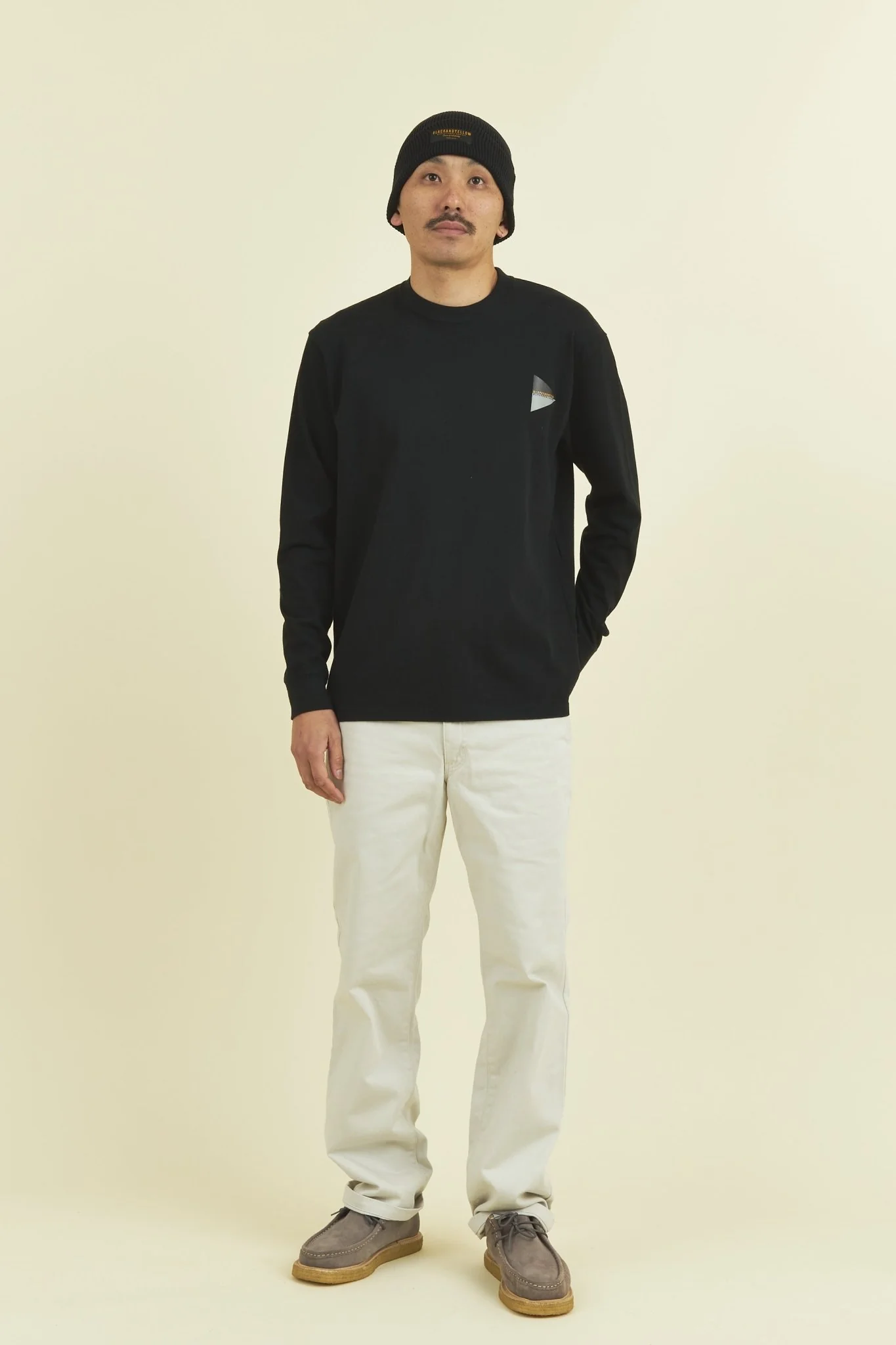 Rats Flag Longsleeve T-Shirt - Black - Image 2