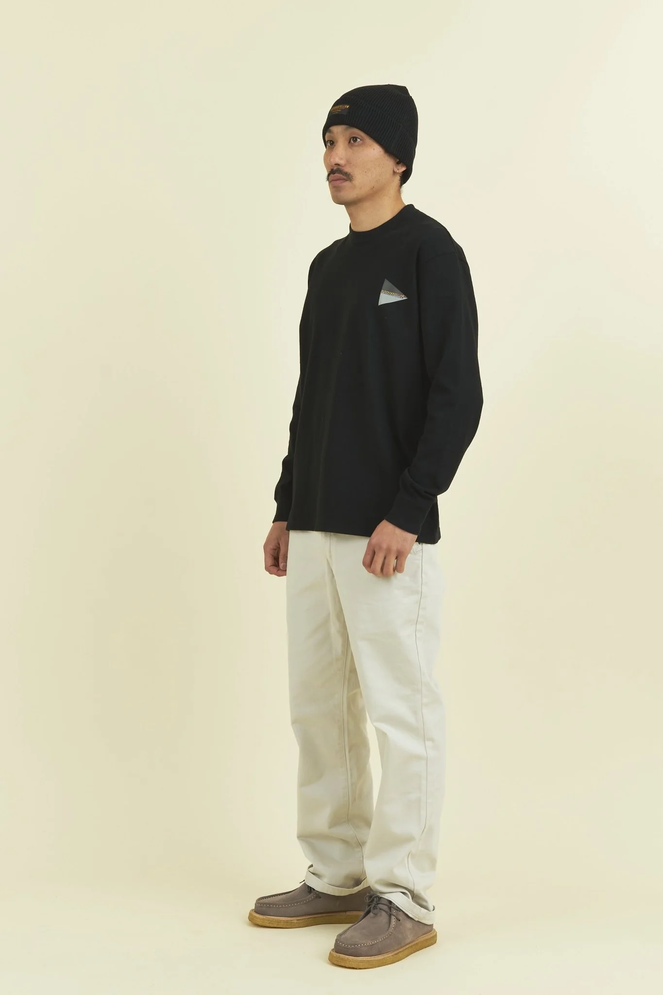 Rats Flag Longsleeve T-Shirt - Black - Image 3