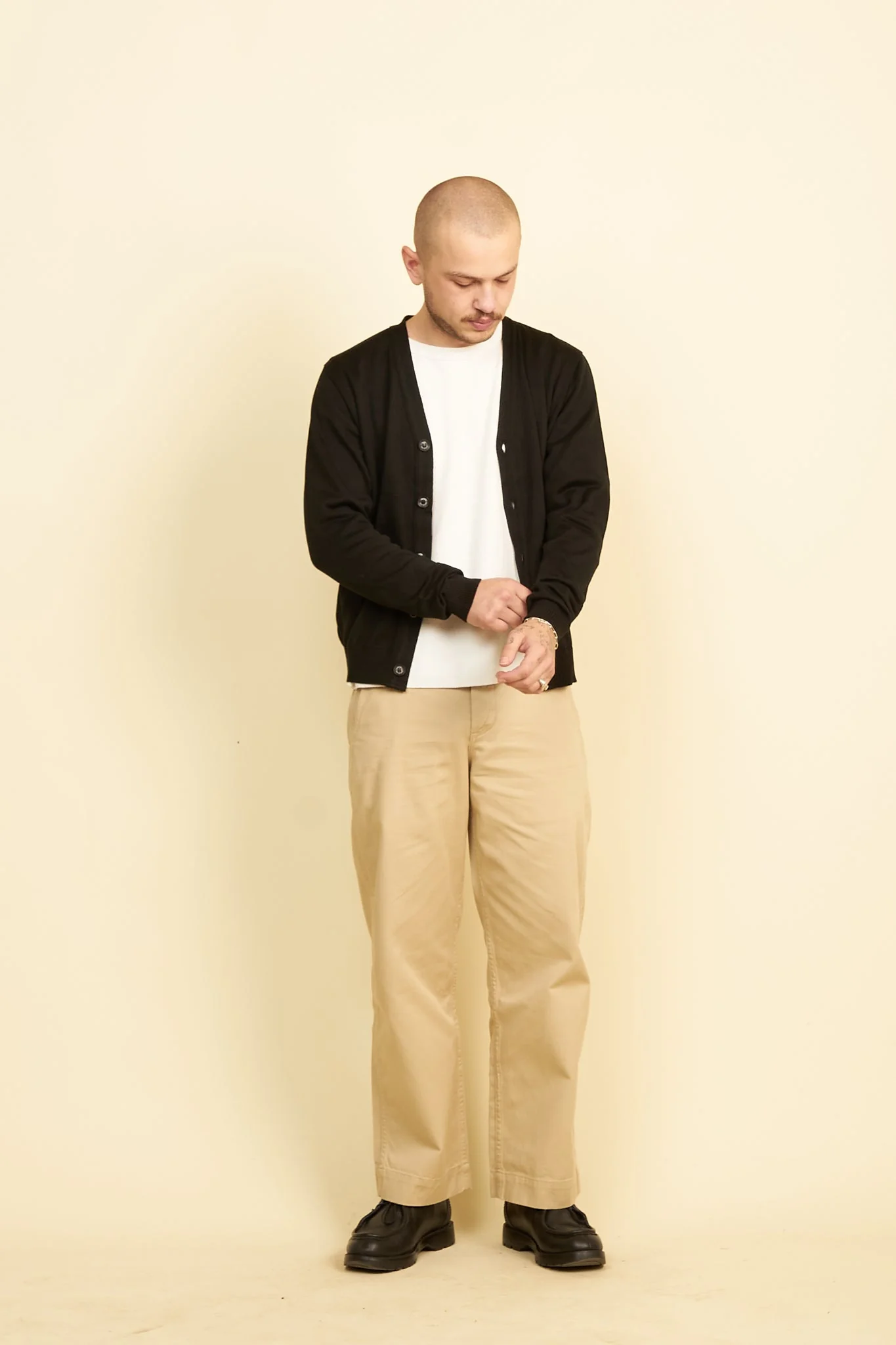 Rats High Gauge Cardigan - Black - Image 2