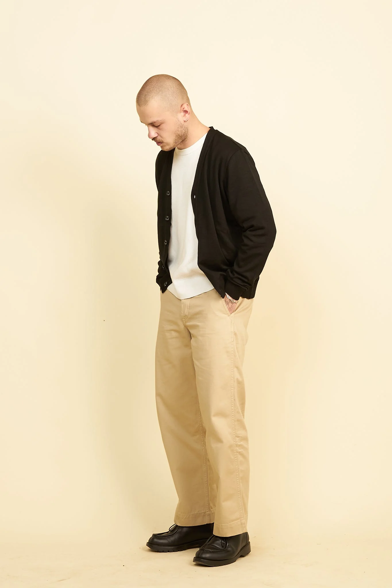 Rats High Gauge Cardigan - Black - Image 4