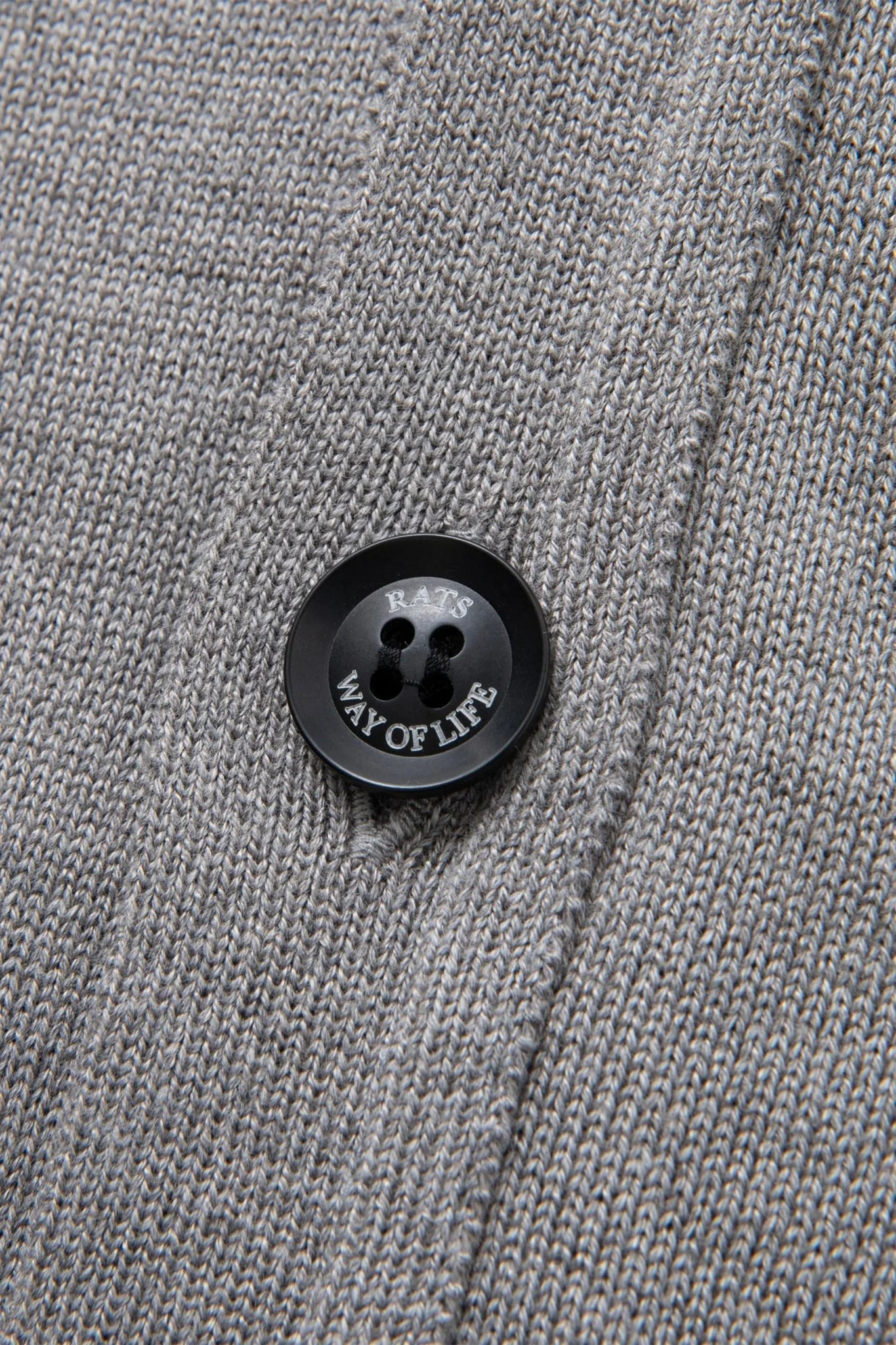 Rats High Gauge Cardigan - Grey - Image 5