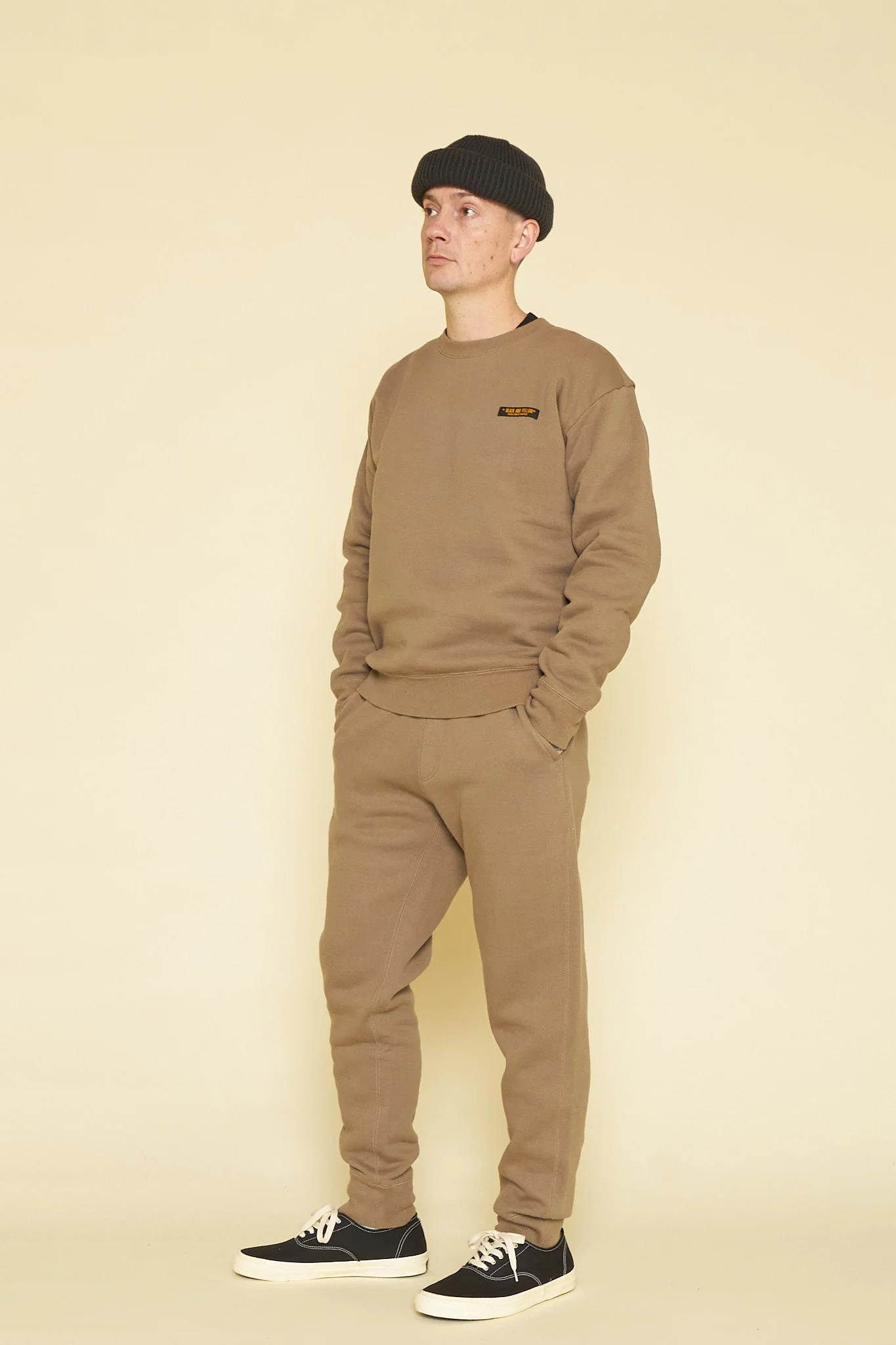 Rats Jogger Sweat Pants - Khaki - Image 4