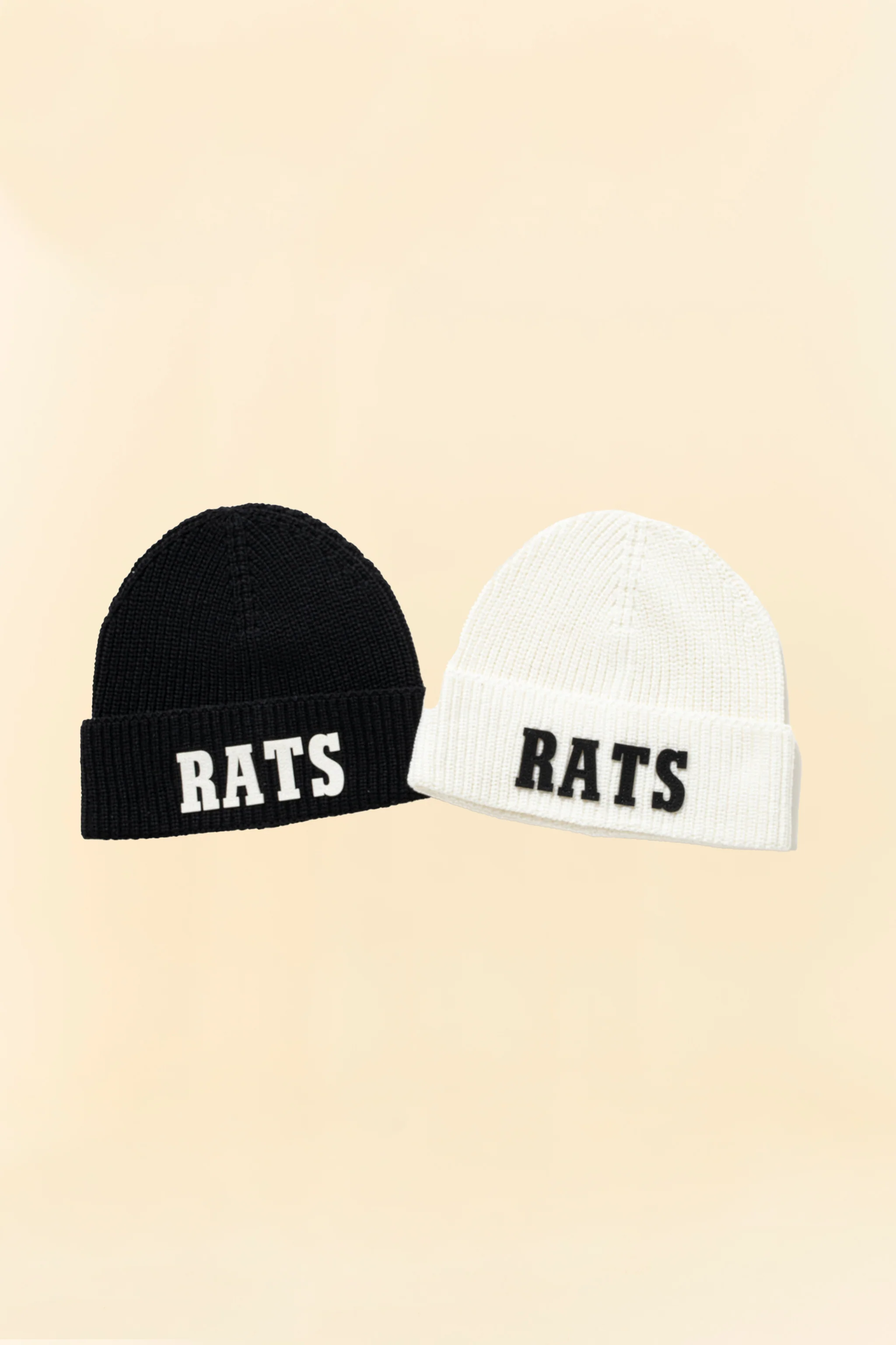 Rats Knit Cap - White - Image 5