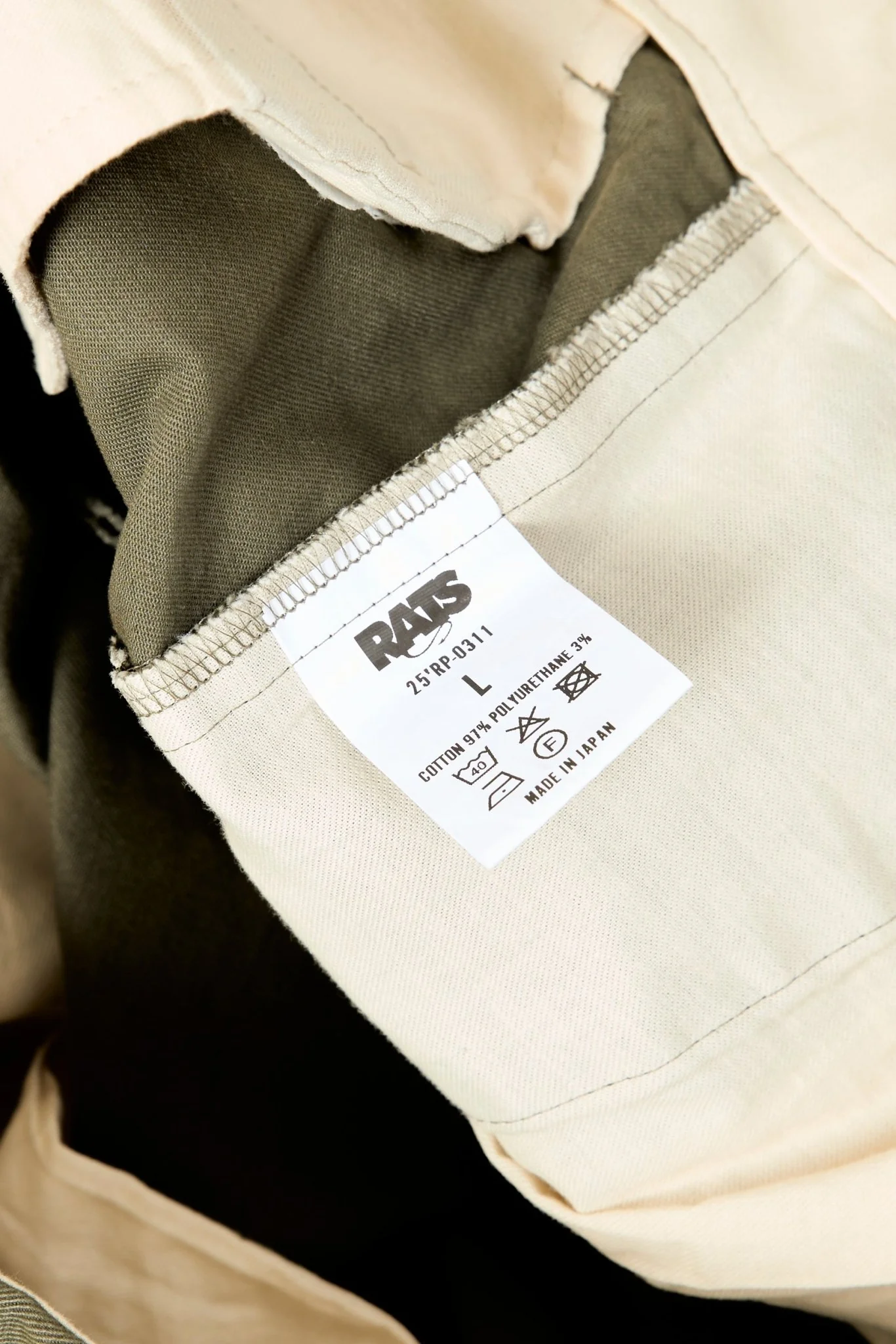 Rats LL Chino Pants - Khaki - Image 8