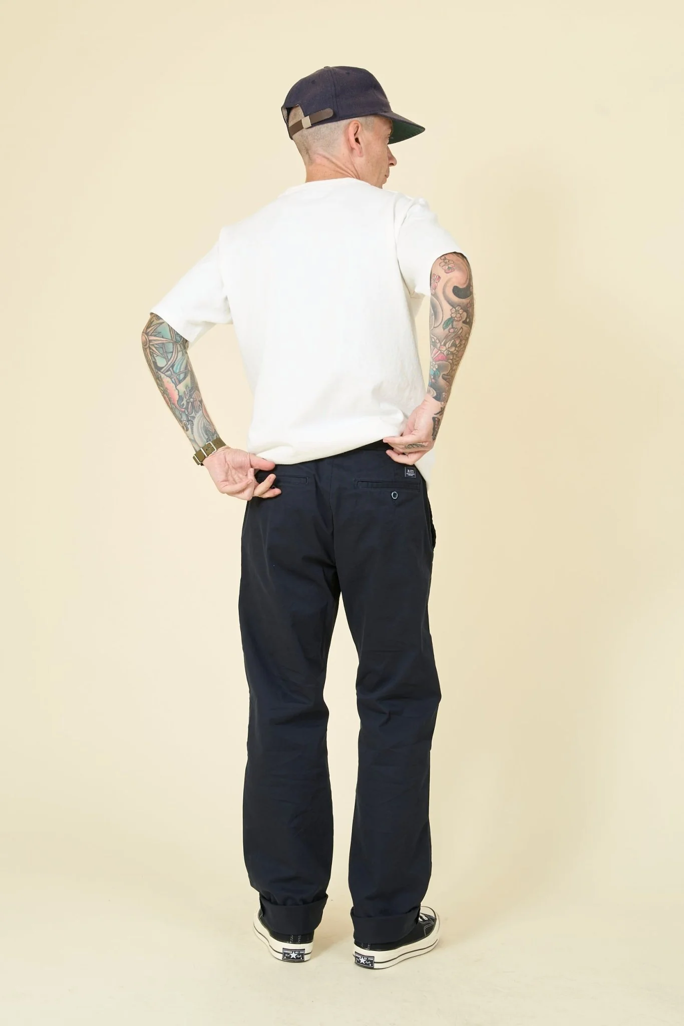 Rats LL Chino Pants - Navy - Image 6