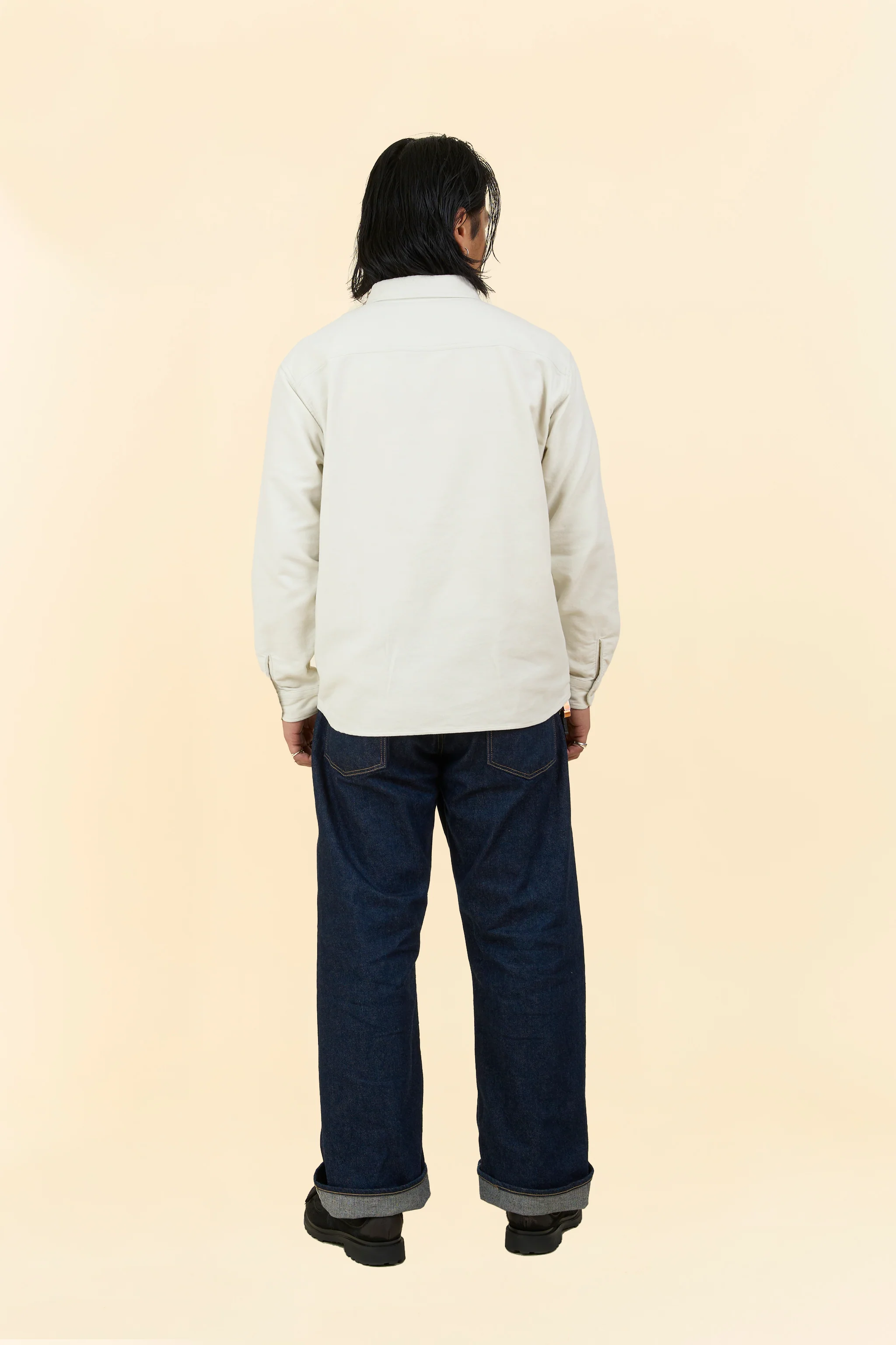 Rats Moleskin B.D Shirt - Ivory - Image 4