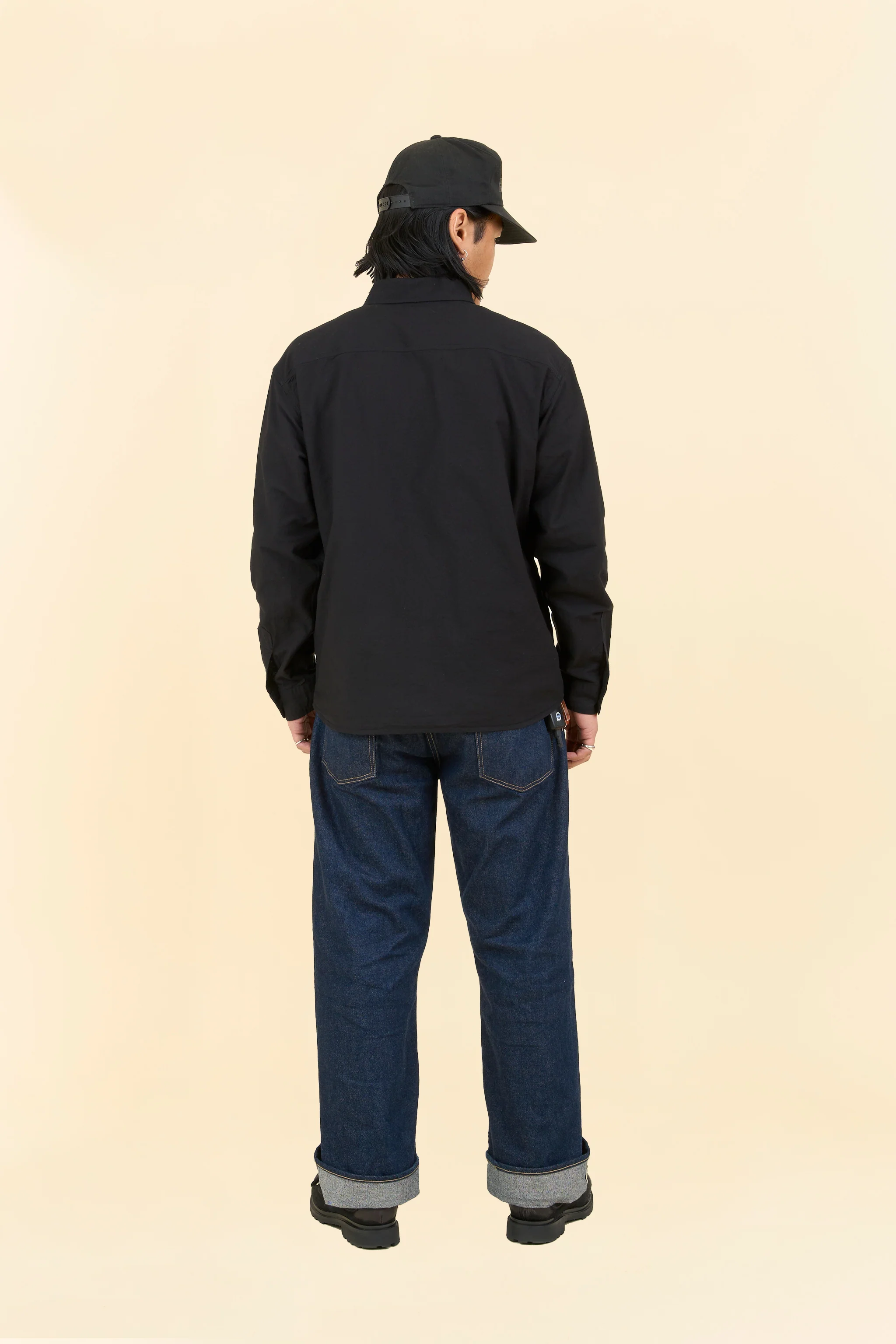 Rats Oxford B.D Shirt - Black - Image 3