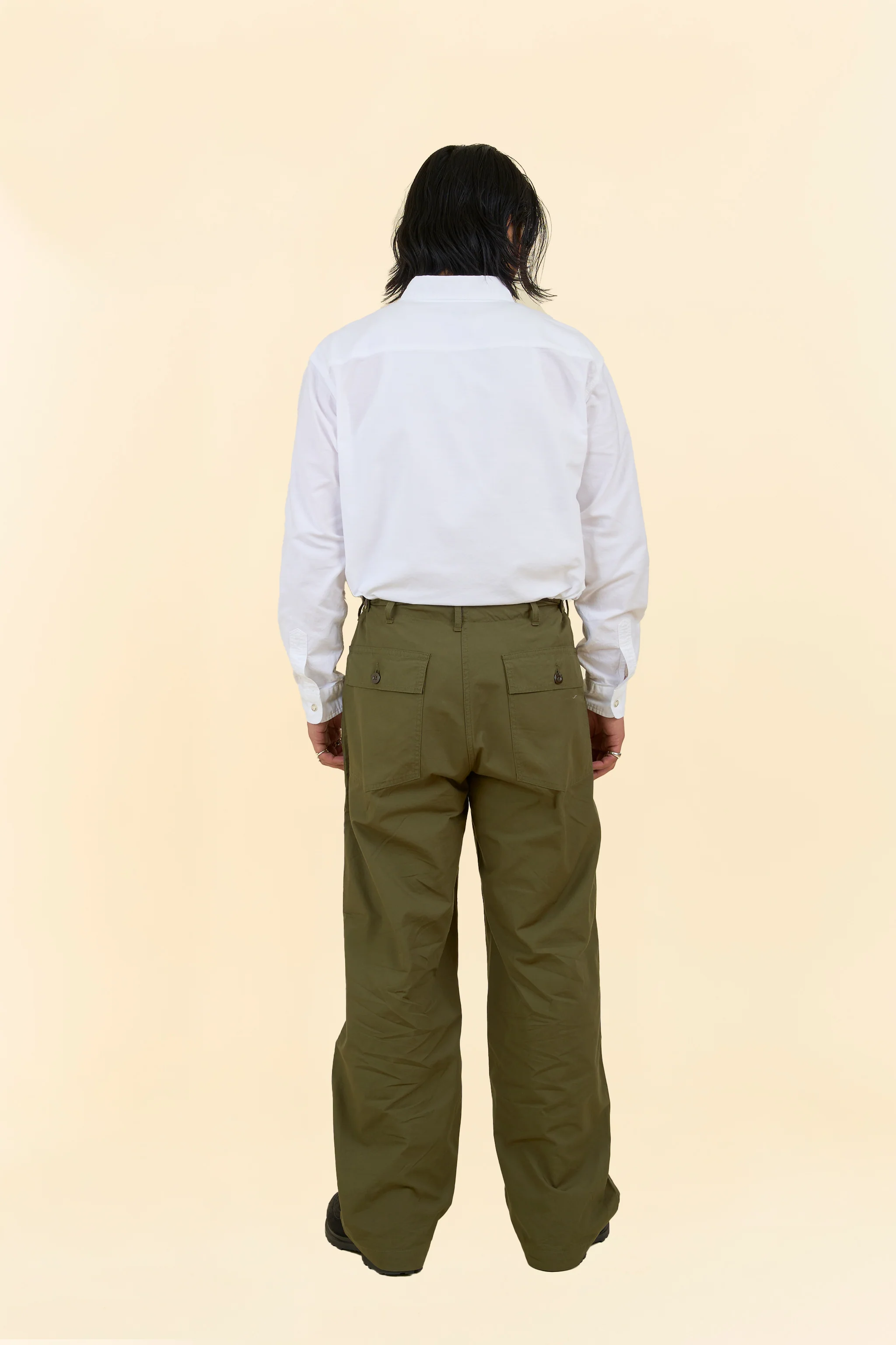 Rats Oxford B.D Shirt - White - Image 6
