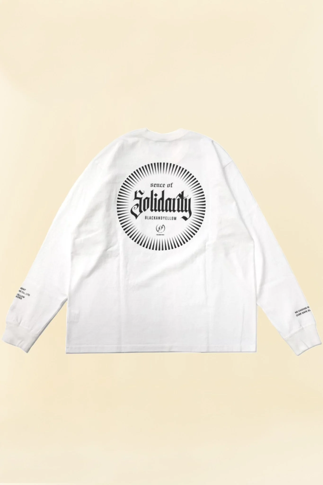 Rats Solidarity Pocket Long Sleeve - White - Image 3