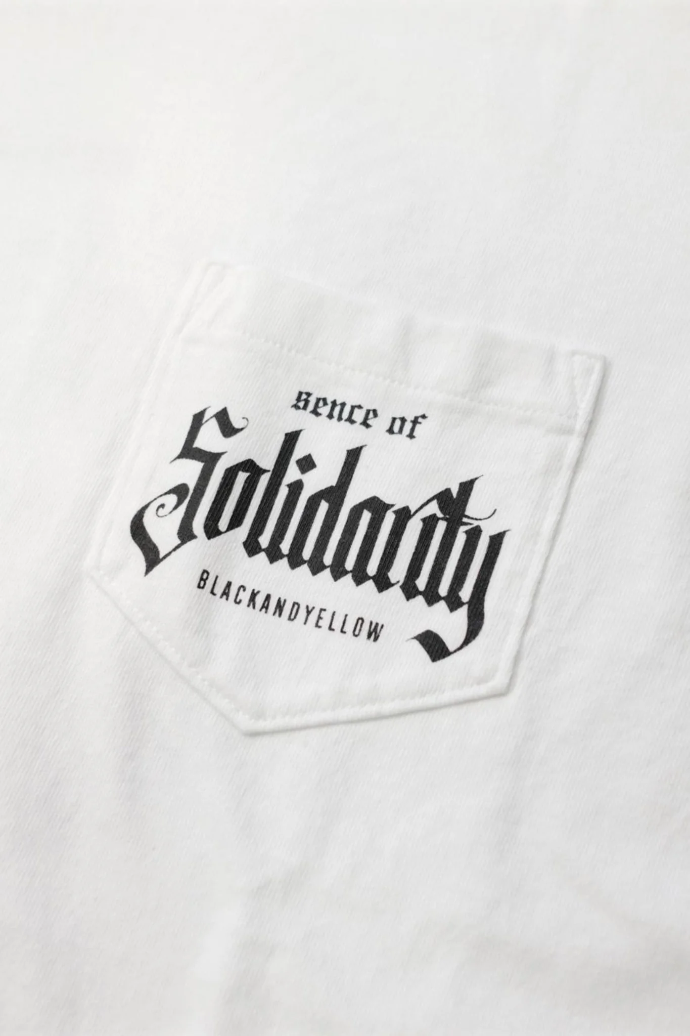 Rats Solidarity Pocket Long Sleeve - White - Image 4