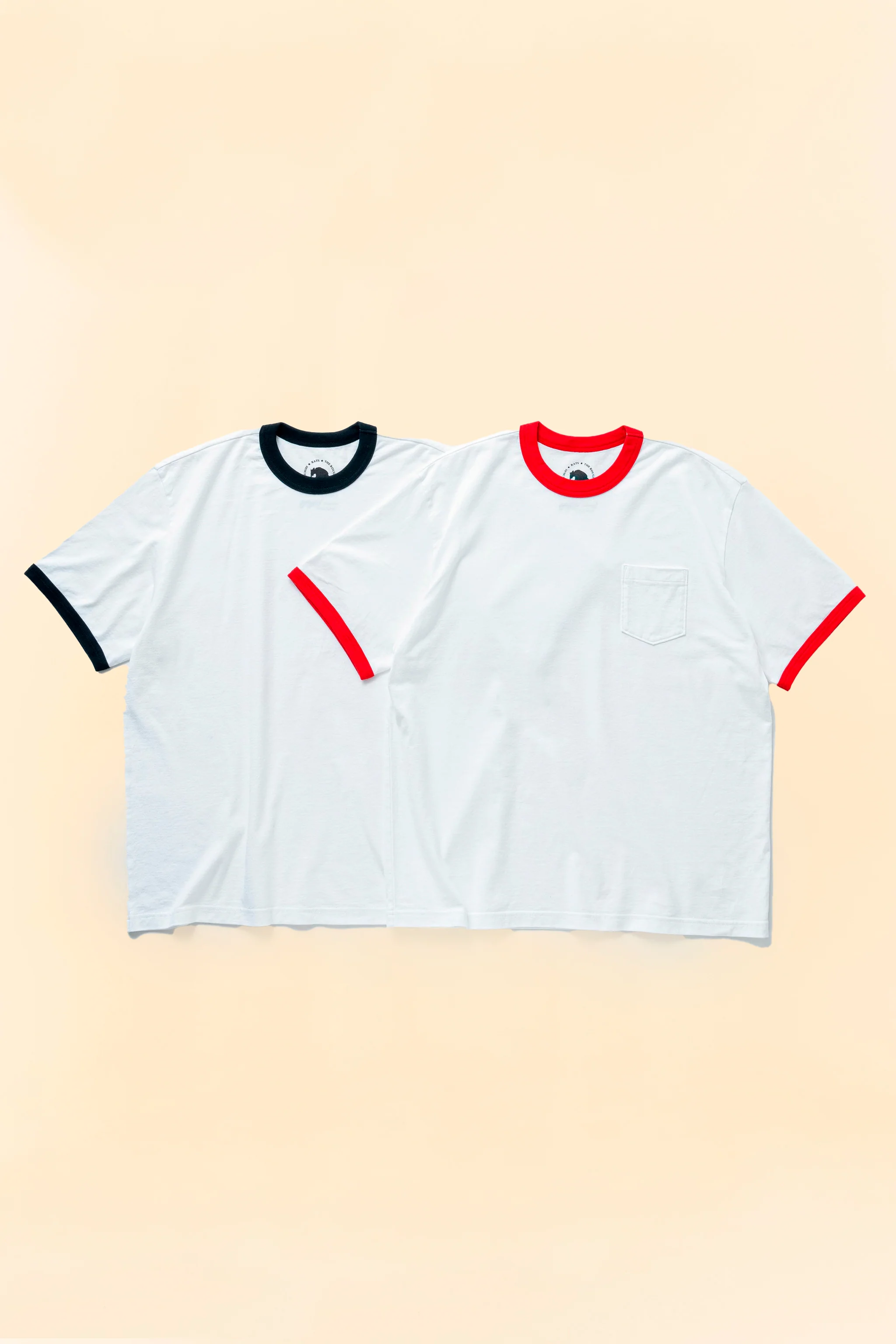 Rats Trim Pocket T-Shirt - White/Black - Image 8