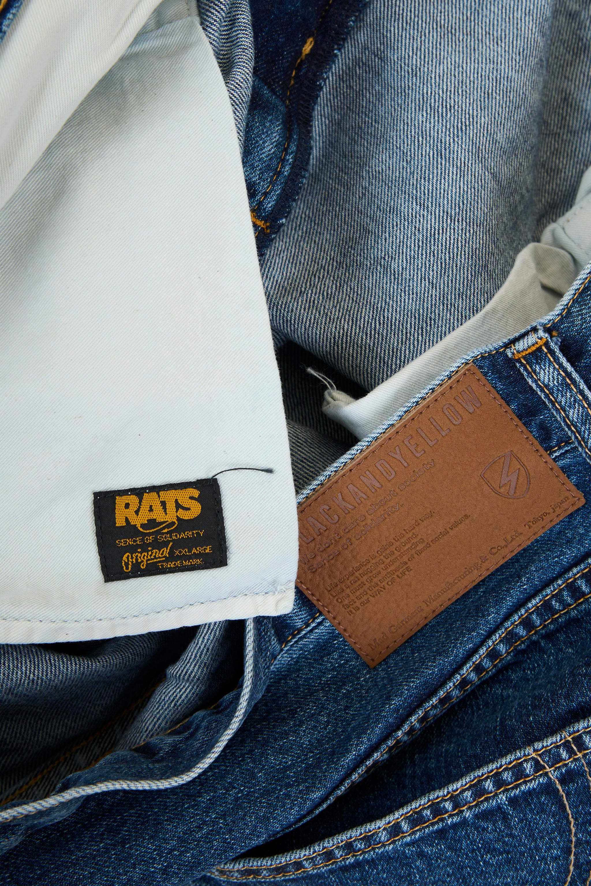 Rats Vintage Wash Denim - 11oz. - Image 6