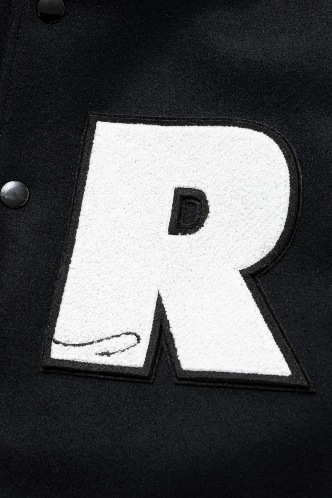 Rats x Neighborhood x WTAPS Melton / Leather Varsity Jacket - Image 4