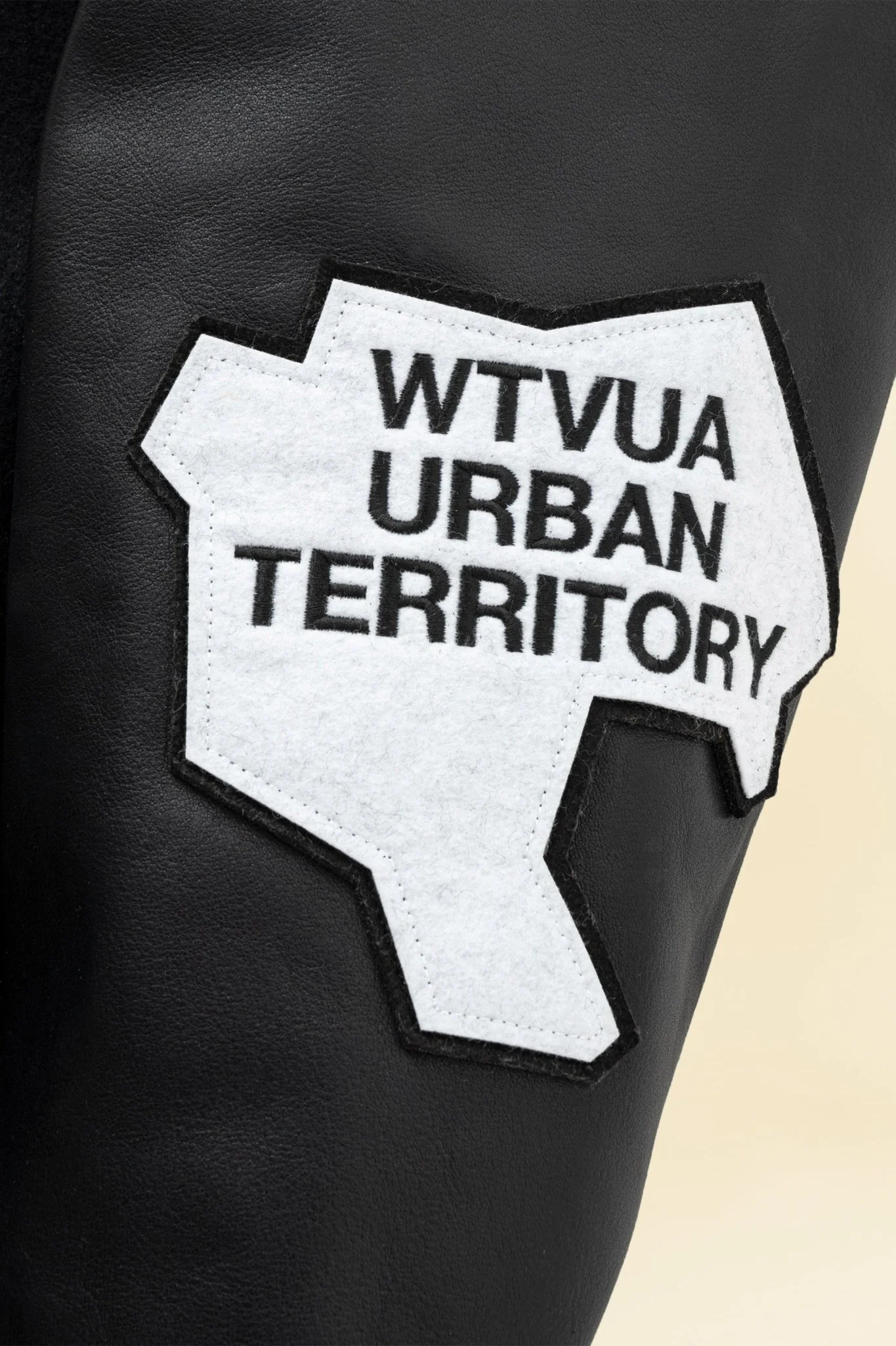 Rats x Neighborhood x WTAPS Melton / Leather Varsity Jacket - Image 7