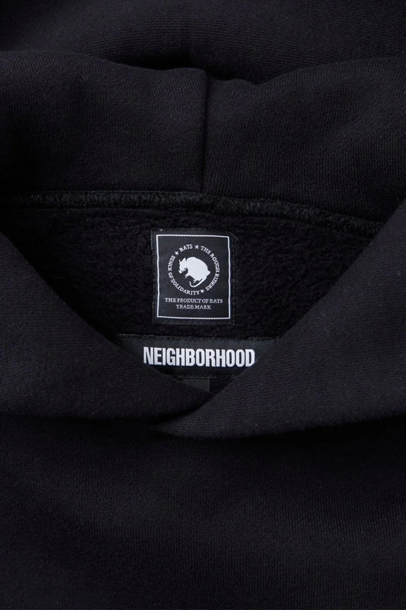 Rats x Neighborhood Hooded Sweatshirt - Black - Image 5
