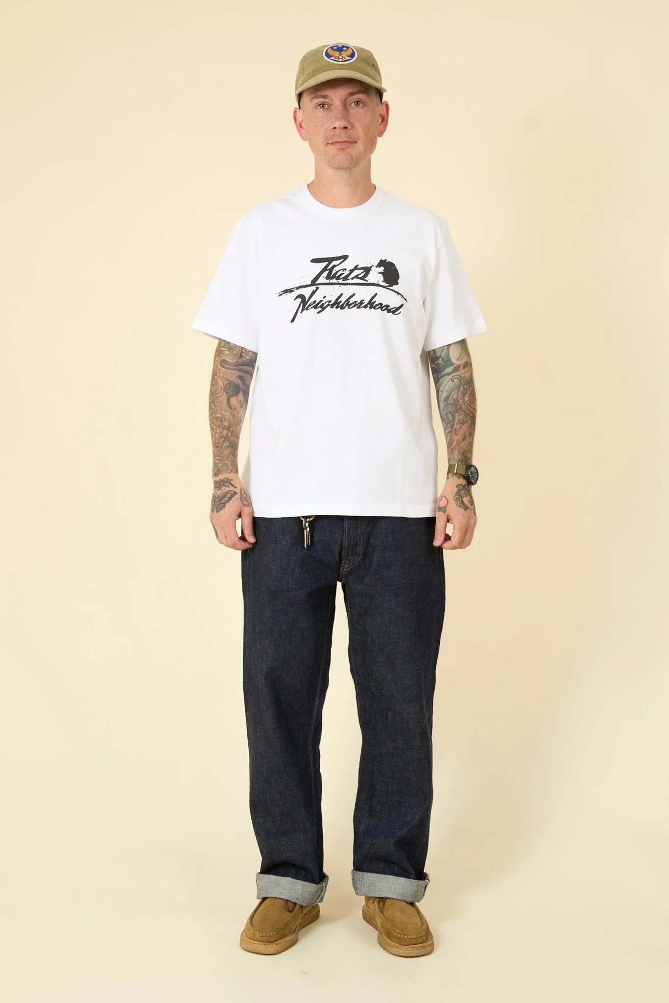 Rats x Neighborhood T-Shirt - White - Image 2