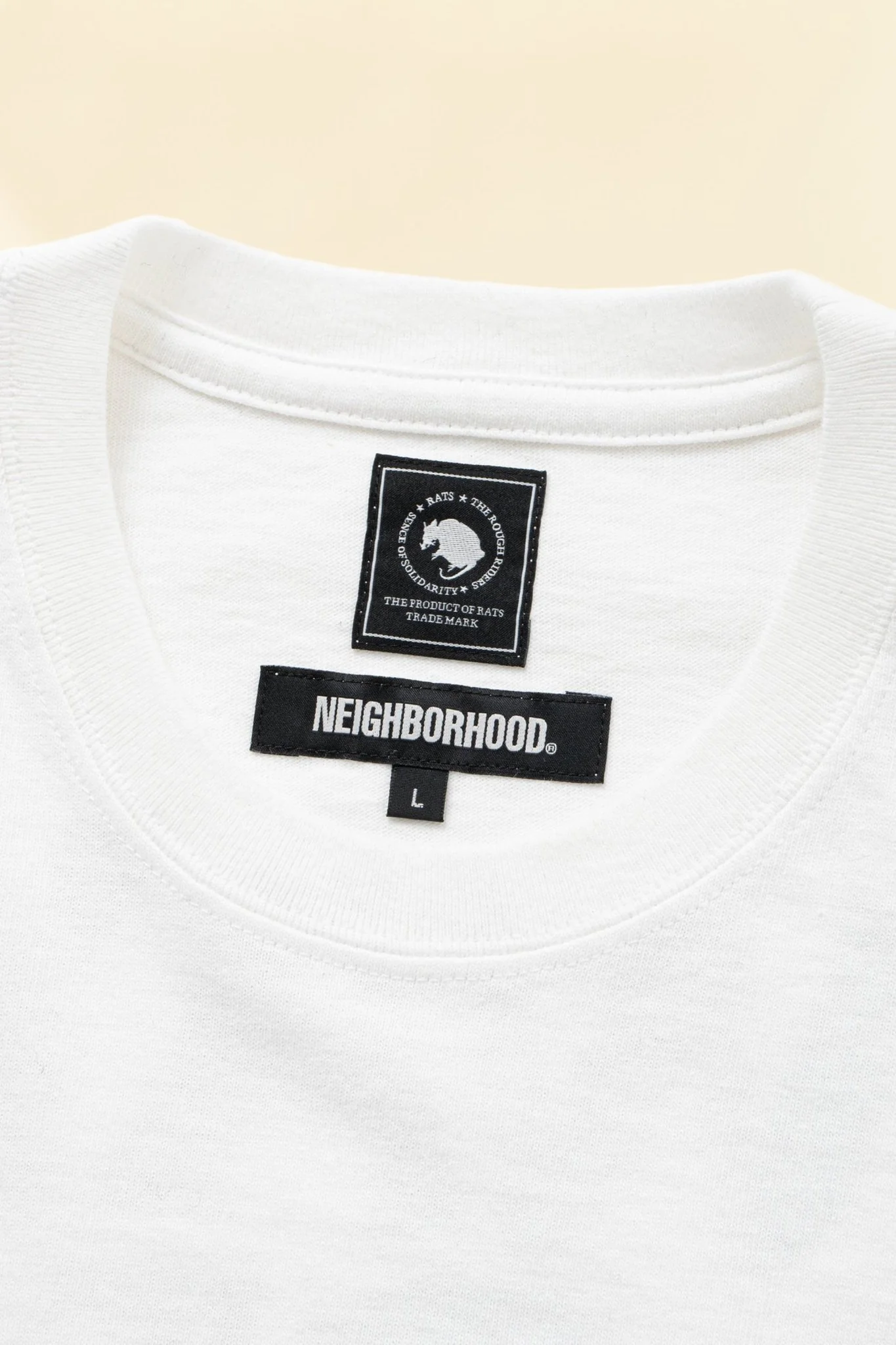 Rats x Neighborhood T-Shirt - White - Image 5