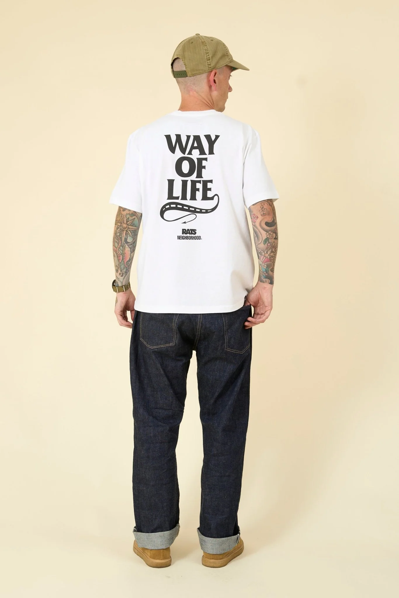 Rats x Neighborhood T-Shirt - White - Image 6